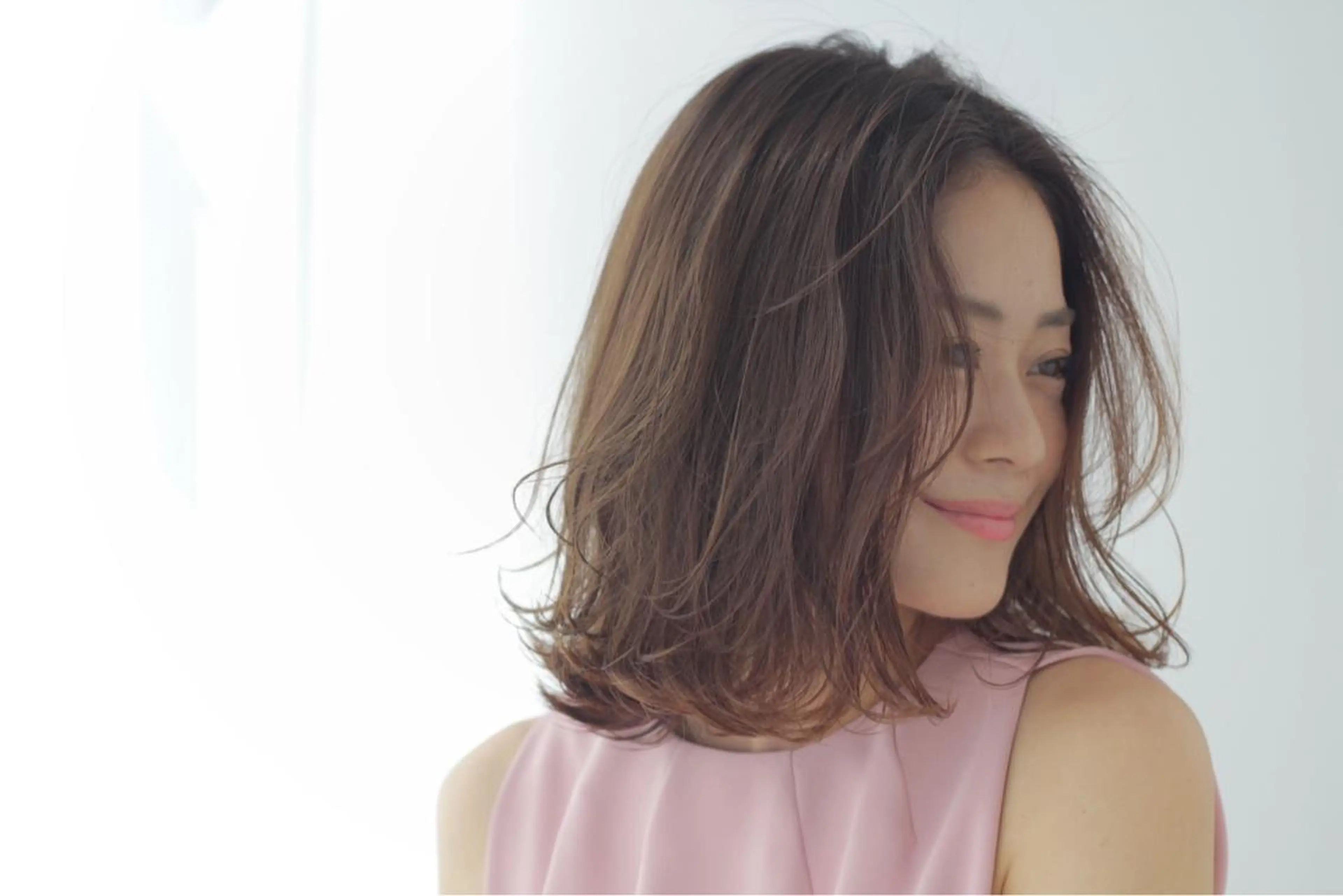 ミディアム カラー グレージュ ボブ ボブ/大人ヘア k-two濱田のヘアスタイル