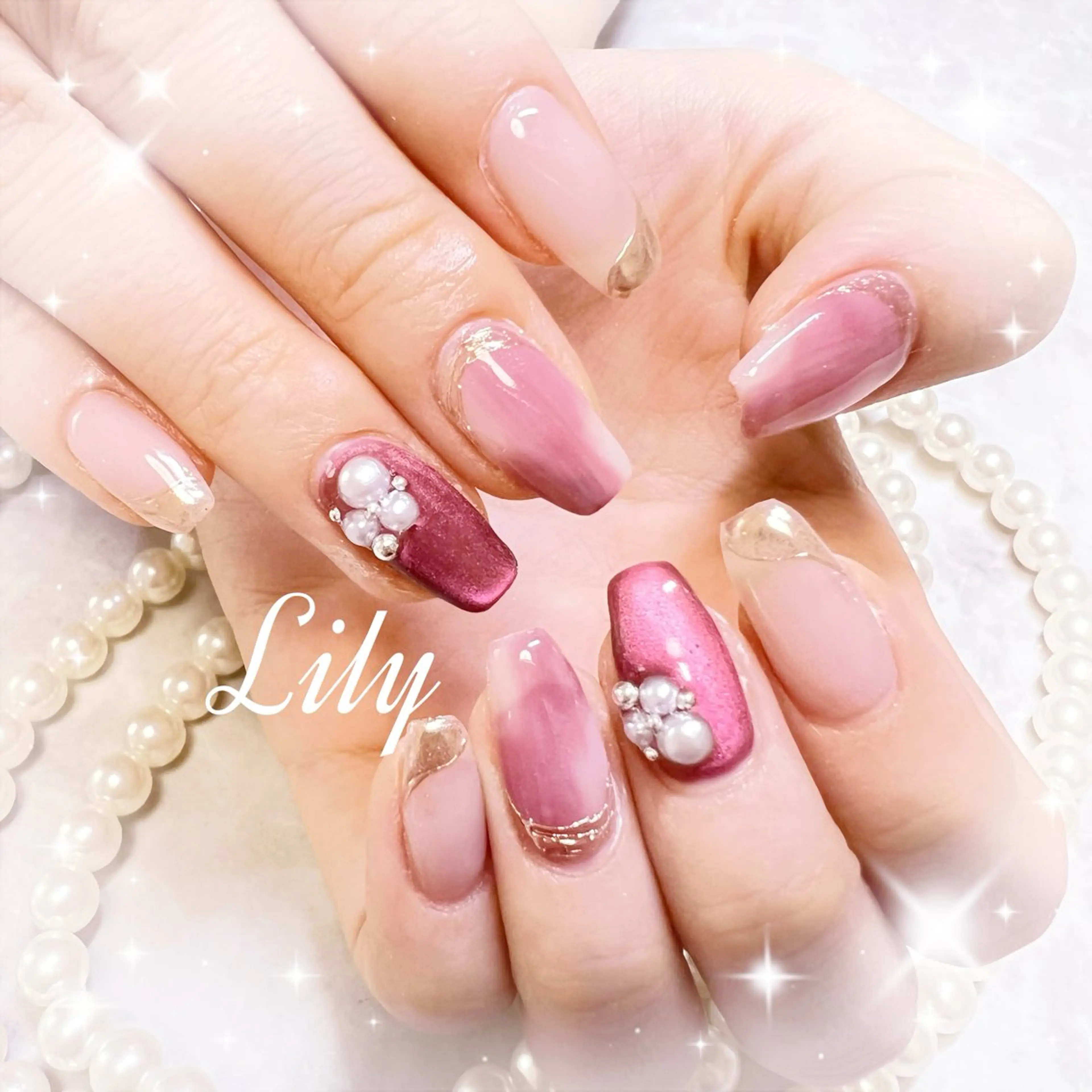 ネイル ハンドネイル Nailsalon Lilyのネイルデザイン