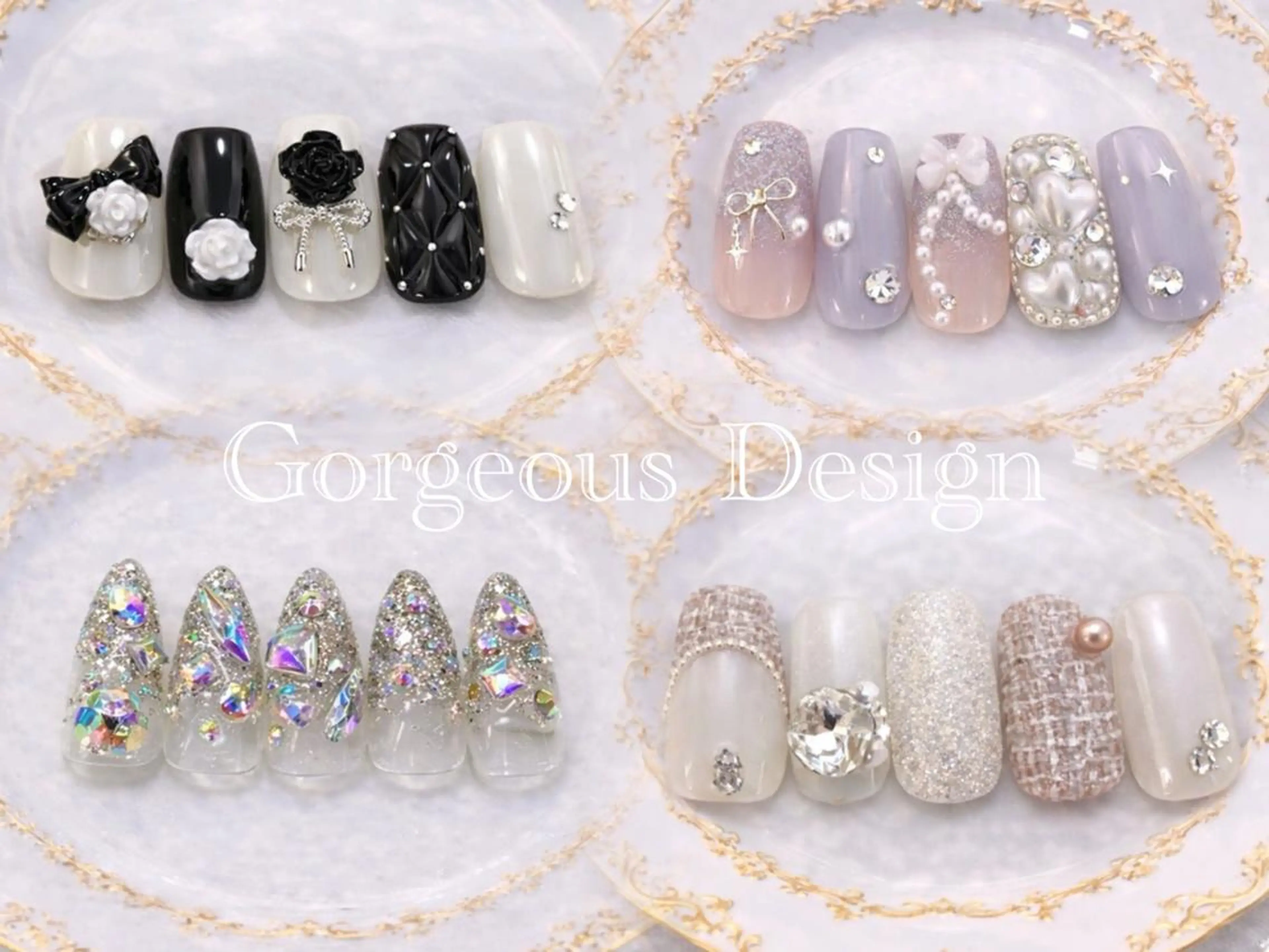 ネイル ❤️💛REBEST 京橋　nailのネイルデザイン