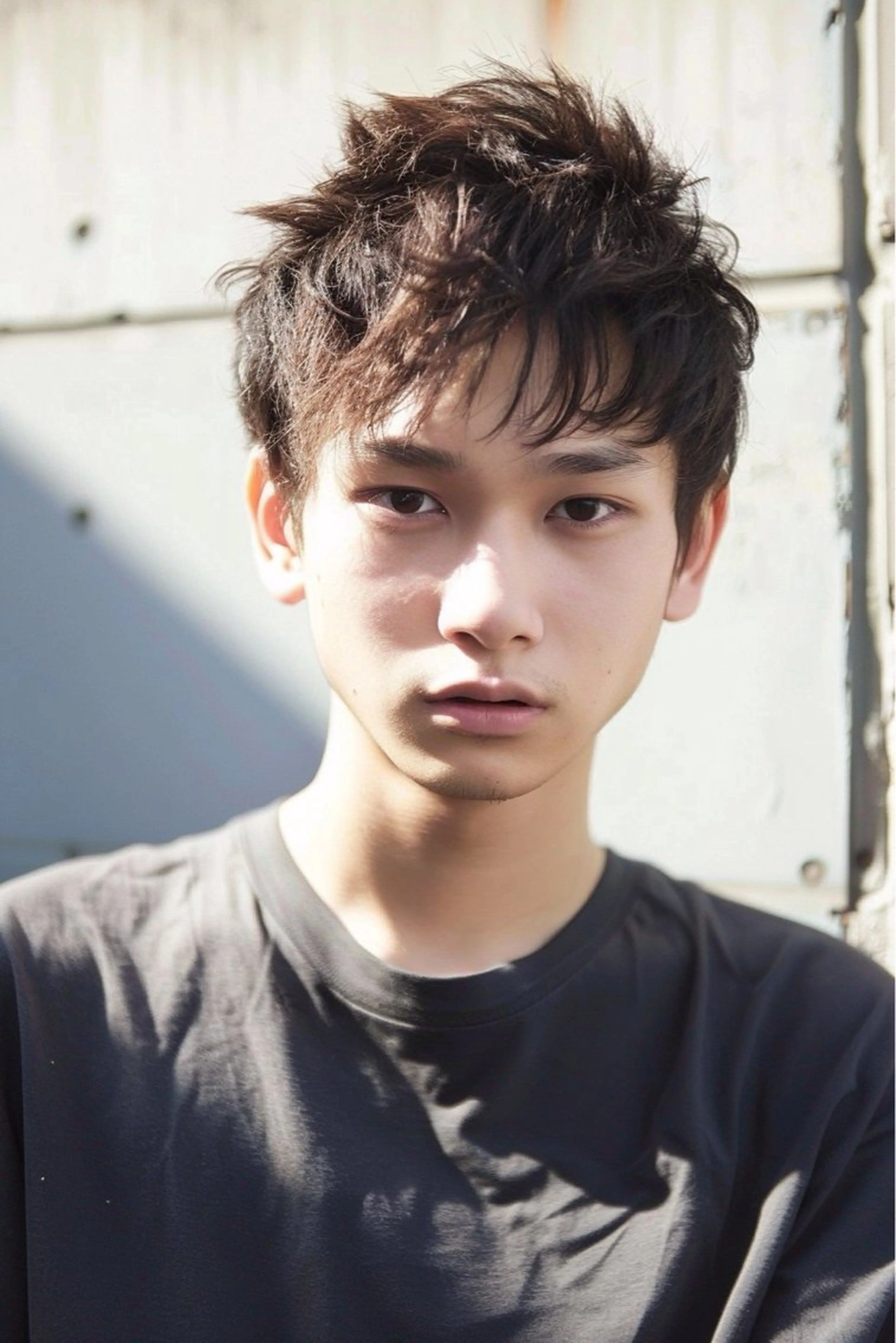 メンズ カット パーマ LOM/メンズサロン 狸小路7丁目のヘアスタイル