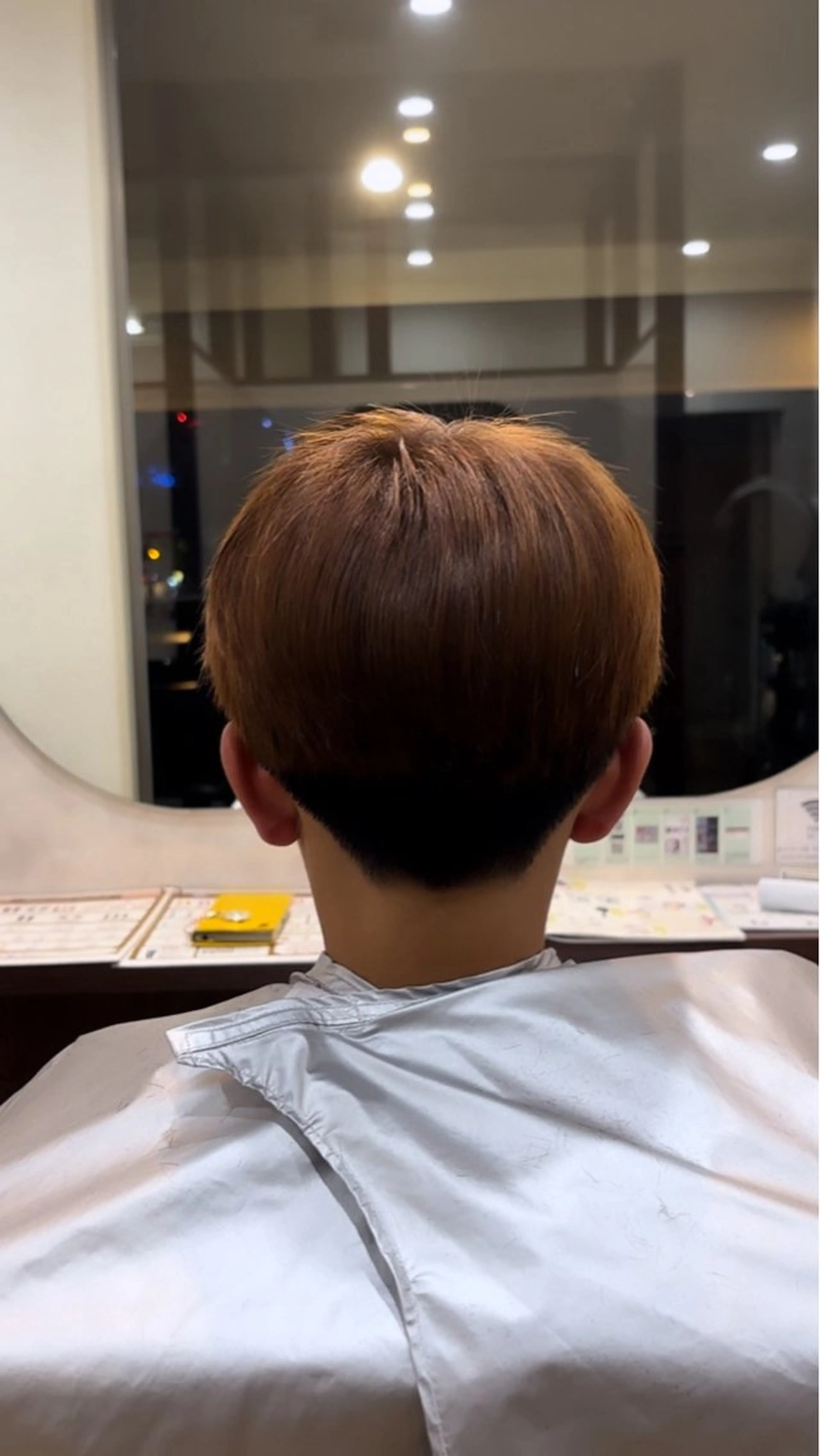 ショート カラー メンズ キッズ reborn店長 🤍リルのヘアスタイル