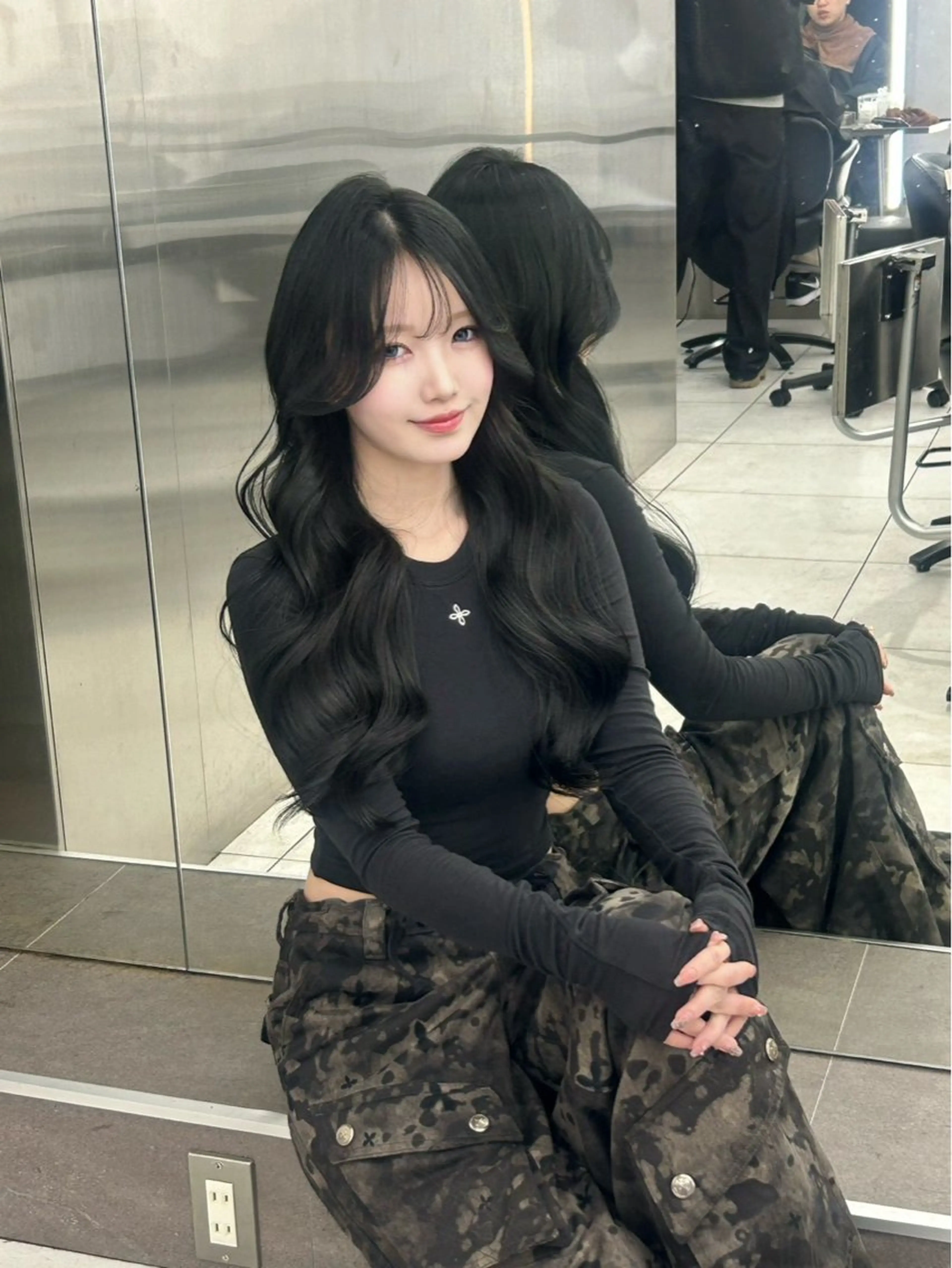 ロング カット ヘアカラー トリートメント 銀座/韓国ヘア🤍 レイヤーAYUMIのヘアスタイル