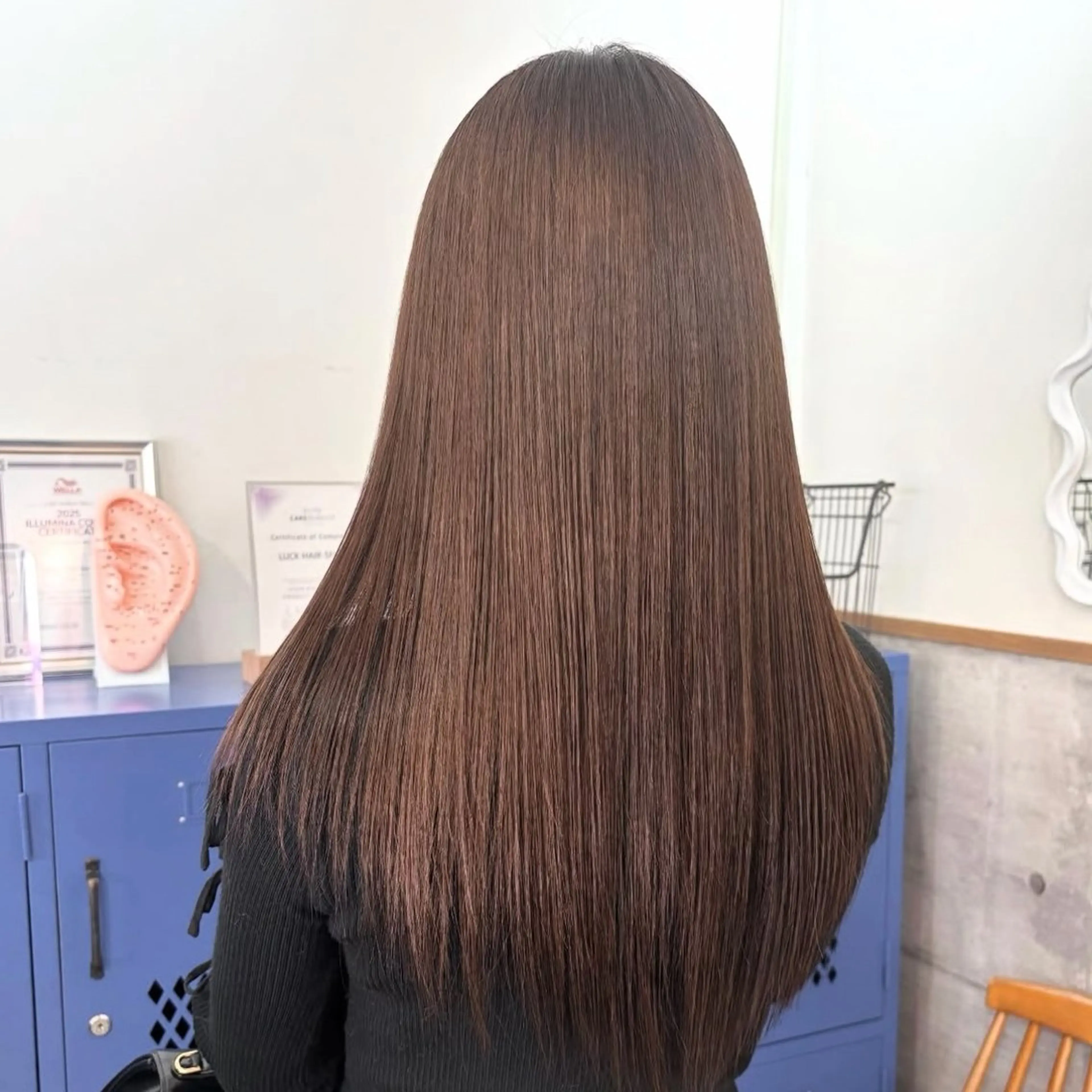 🩵✨学生様限定✨うる艶ワンカラー🩵（ロング料金なし）の写真