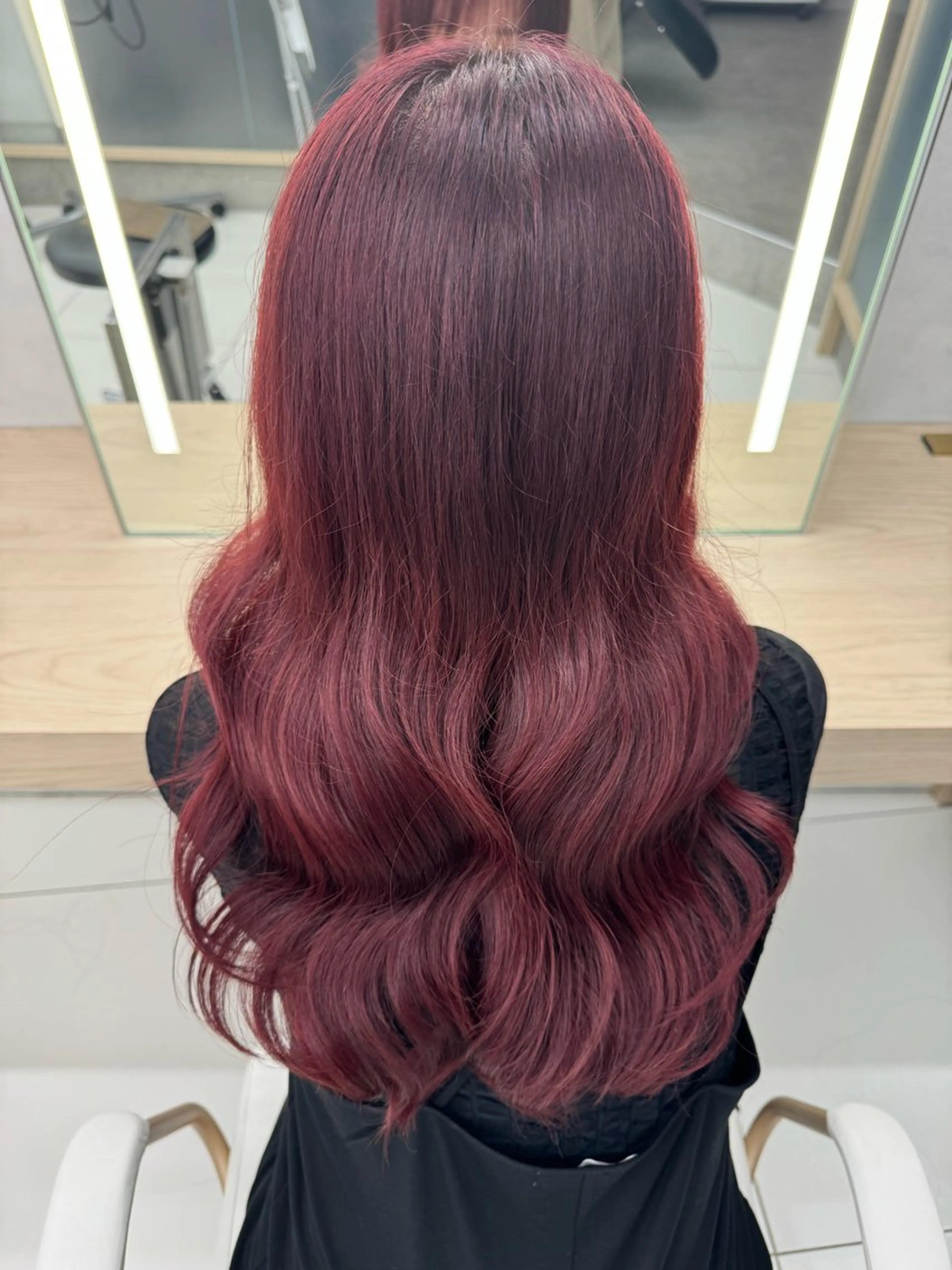 ロング 顔まわりカット/ カラー/西野和裕のヘアスタイル