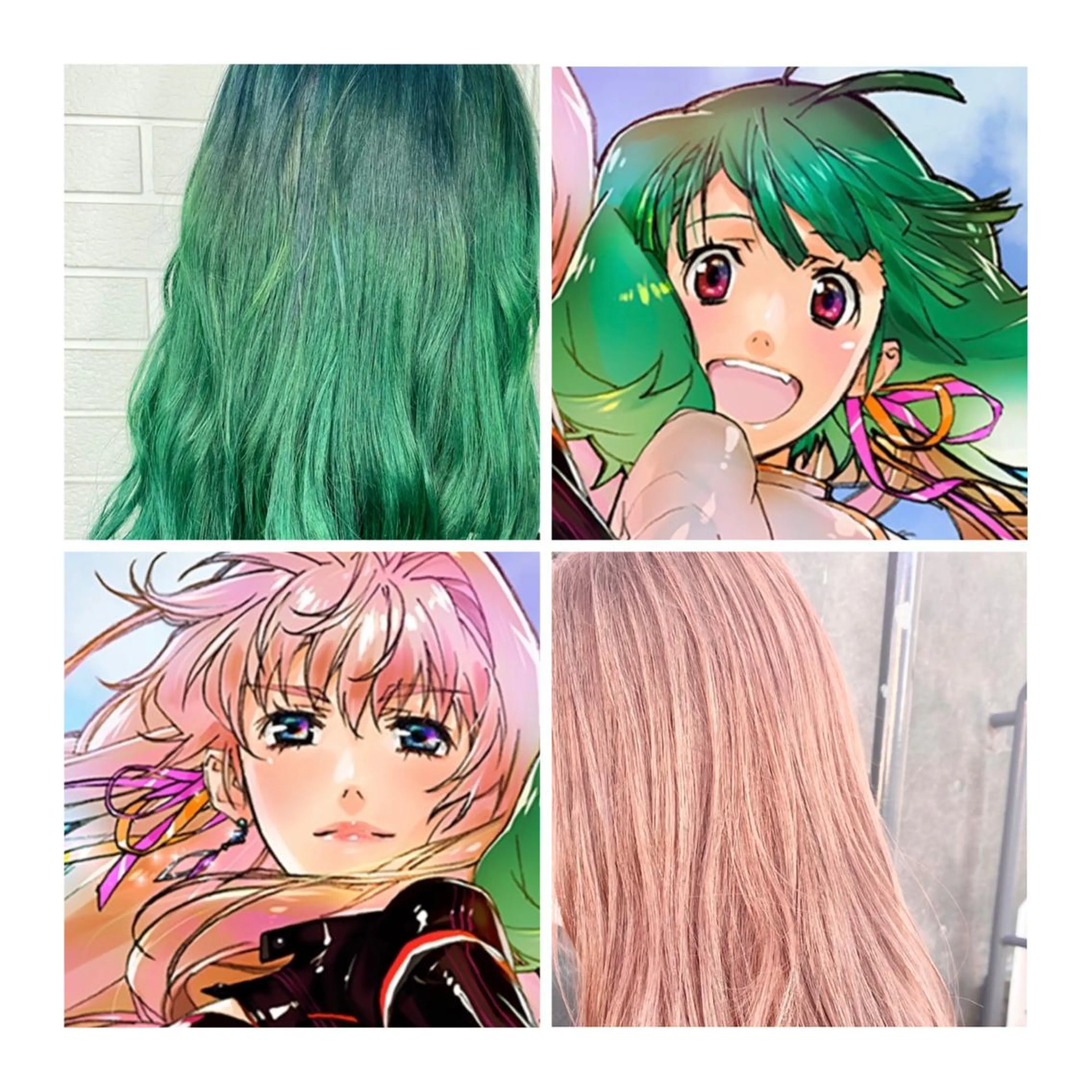 ミディアム カラー GARU-ガル-所属・TSUNO🦖 派手髪/オタク美容師のヘアスタイル