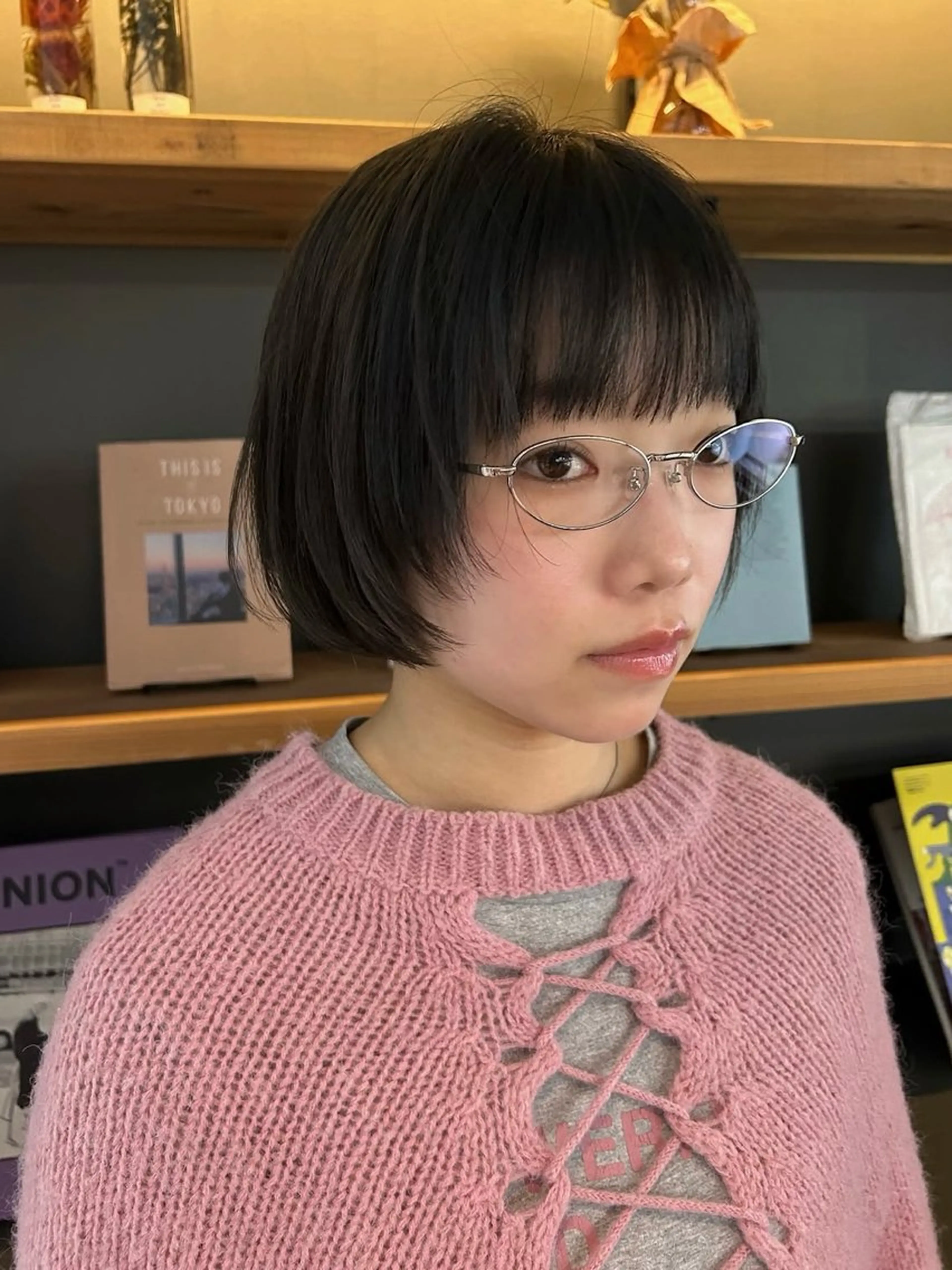 ショート 顔周りカット レイヤーカット ショートヘア soi所属・Mori Aimiのヘアスタイル