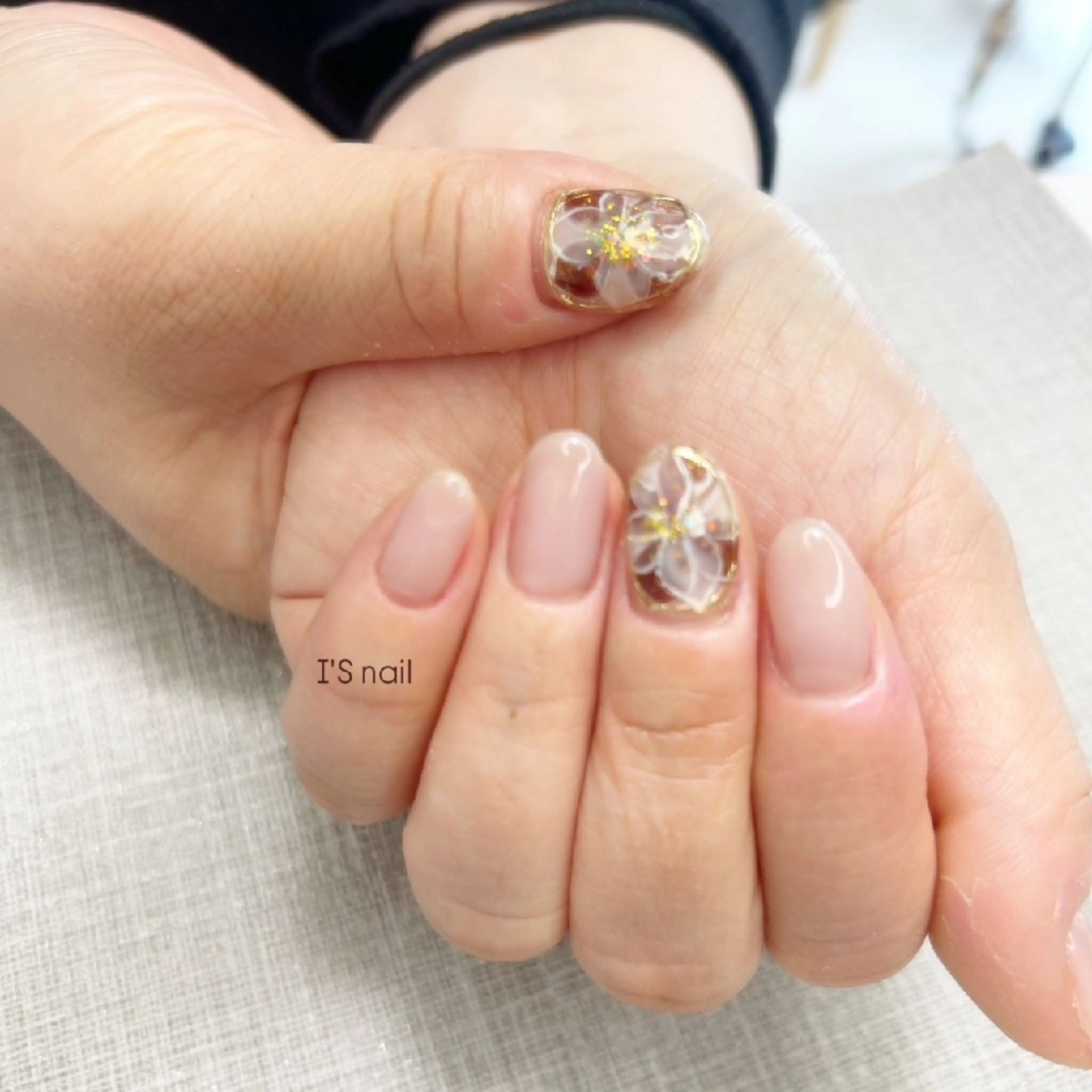 ネイル アートネイル フラワーネイル ハンドネイル I'S nail 佐野のネイルデザイン