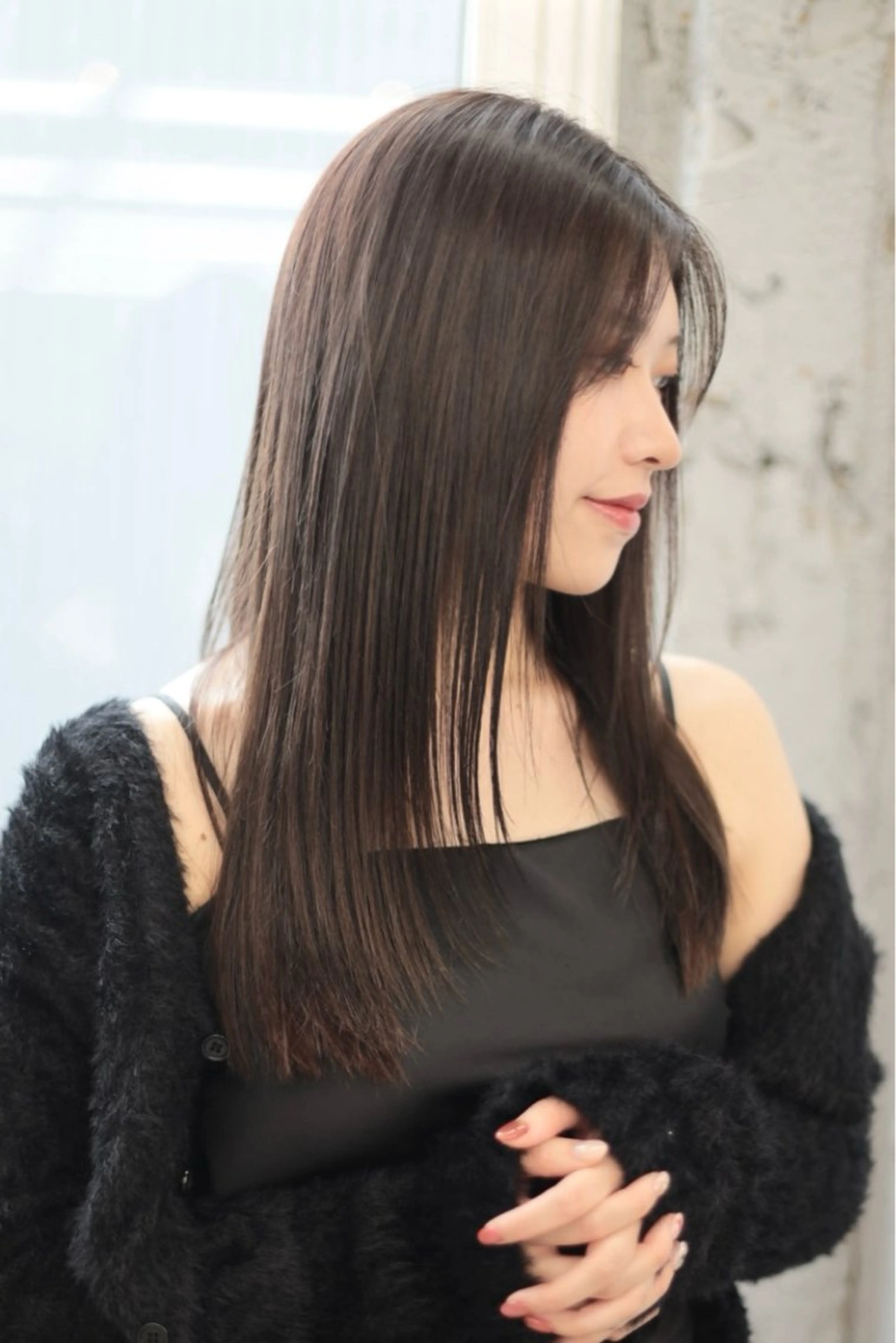 髪質改善美髪縮毛矯正＋カット＋プレミアムトリートメントコースの写真