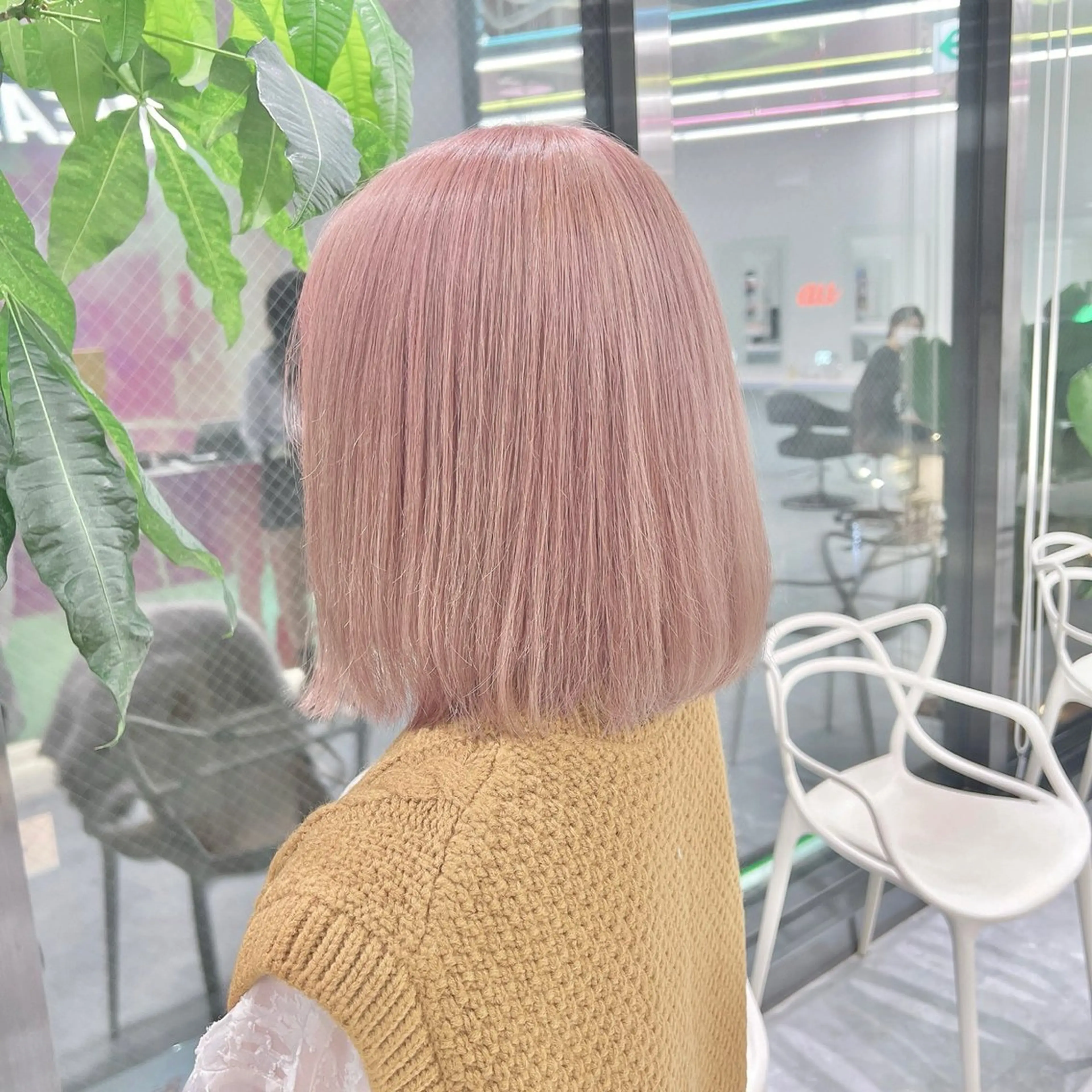 ショート カラー パーマ ヘアアレンジ メンズ 🤍透明感カラー🤍 ブリーチ🤍AINEのヘアスタイル