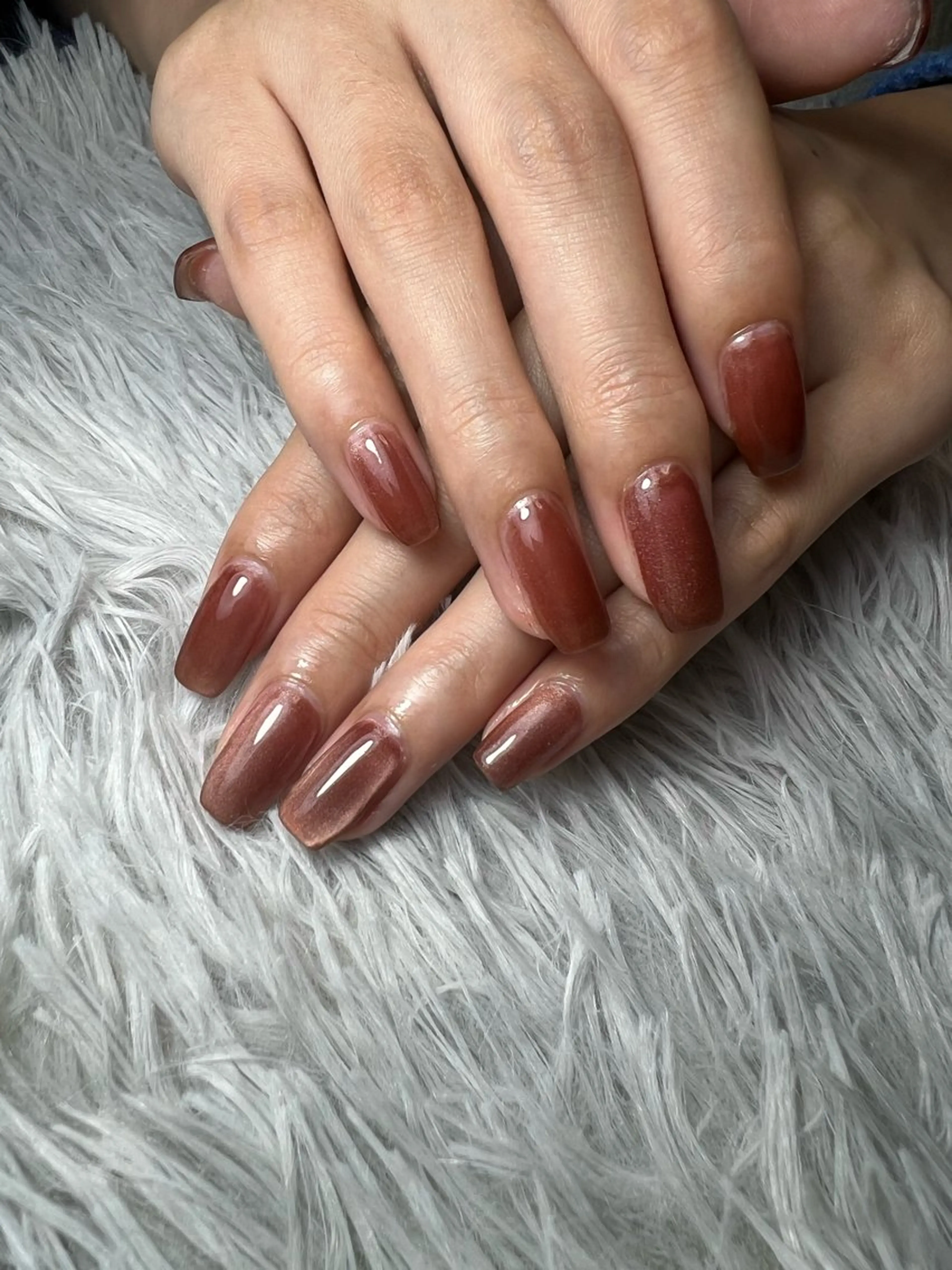 ネイル ジェルネイル マグネットネイル ワンカラーネイル ハンドネイル シェヌネイル JURAのネイルデザイン