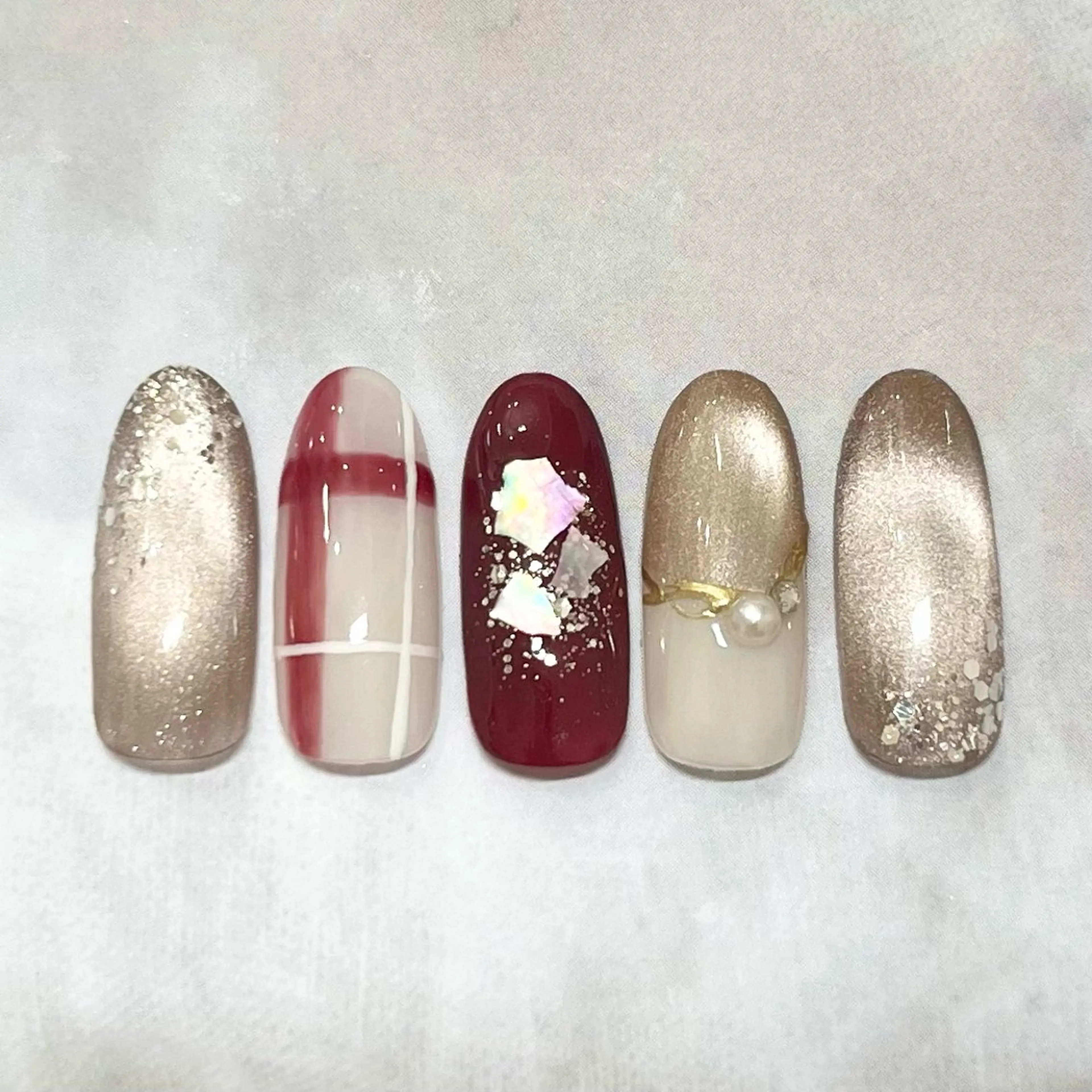 ネイル ハンドネイル TOPAZ恵比寿所属・Tsuno Nagisaのネイルデザイン