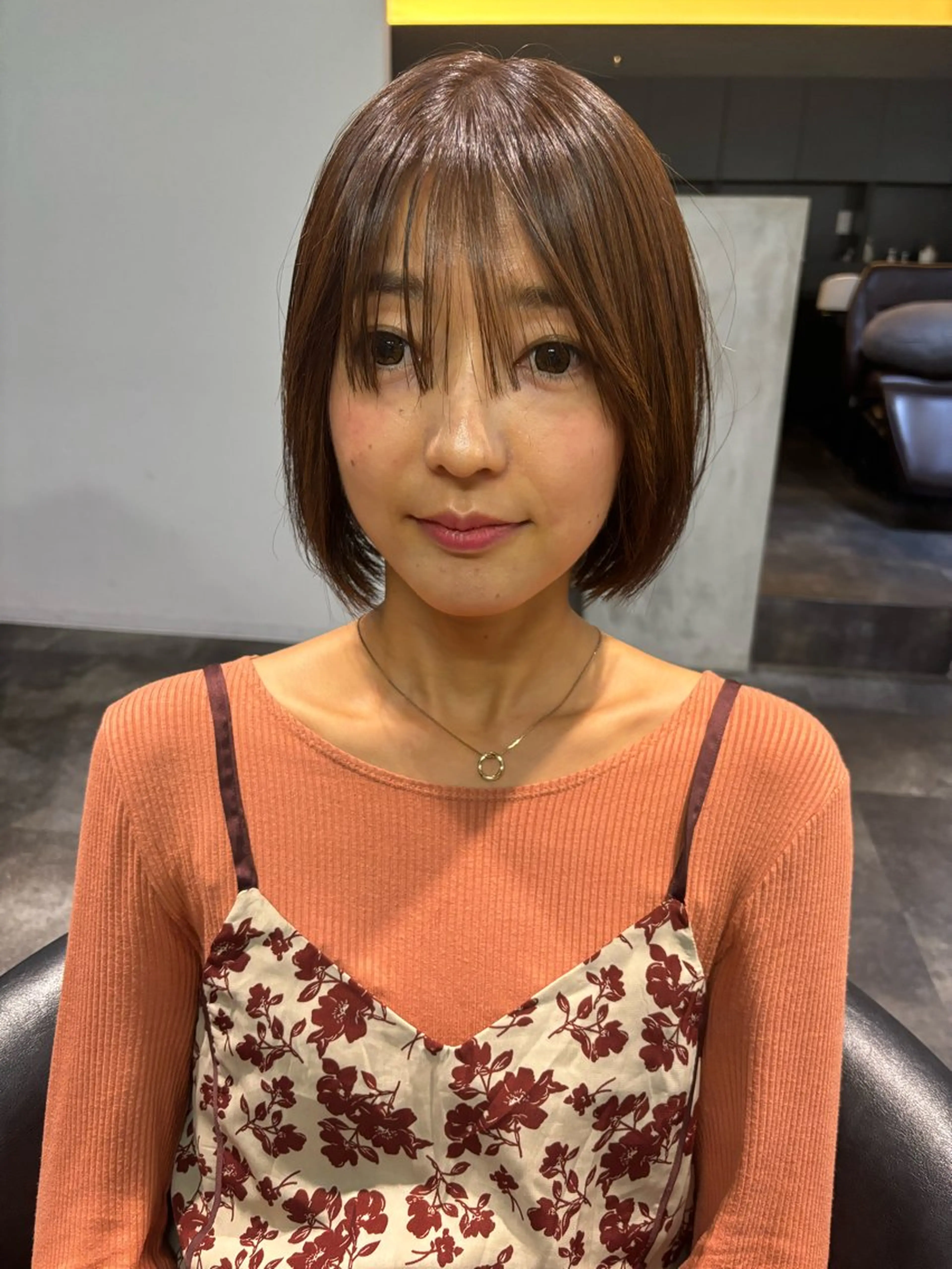 ショート ショートボブ ボブ ショートヘア 穐田 航のヘアスタイル