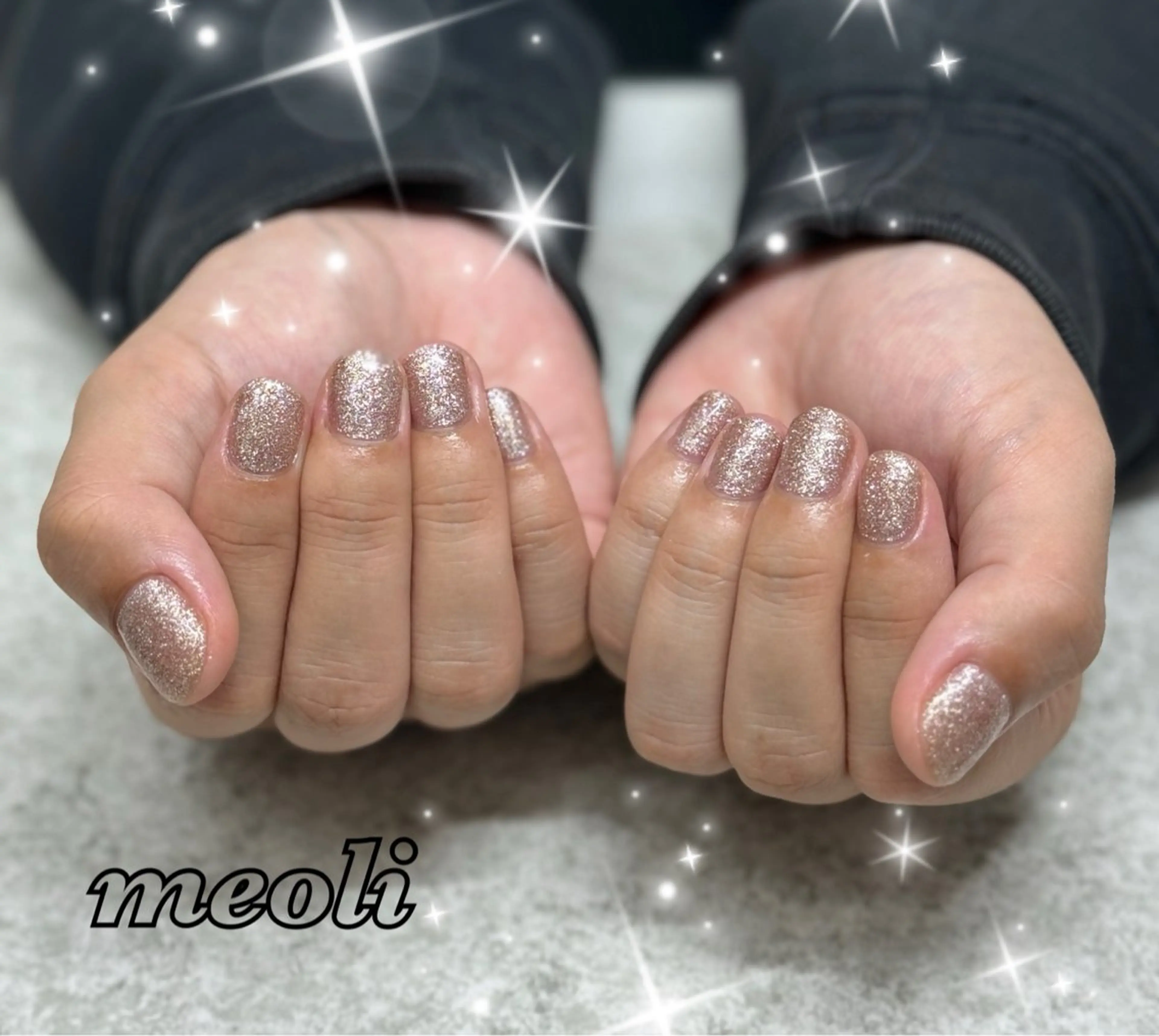 ネイル ワンカラーネイル nail salon meoli ヒトミのネイルデザイン