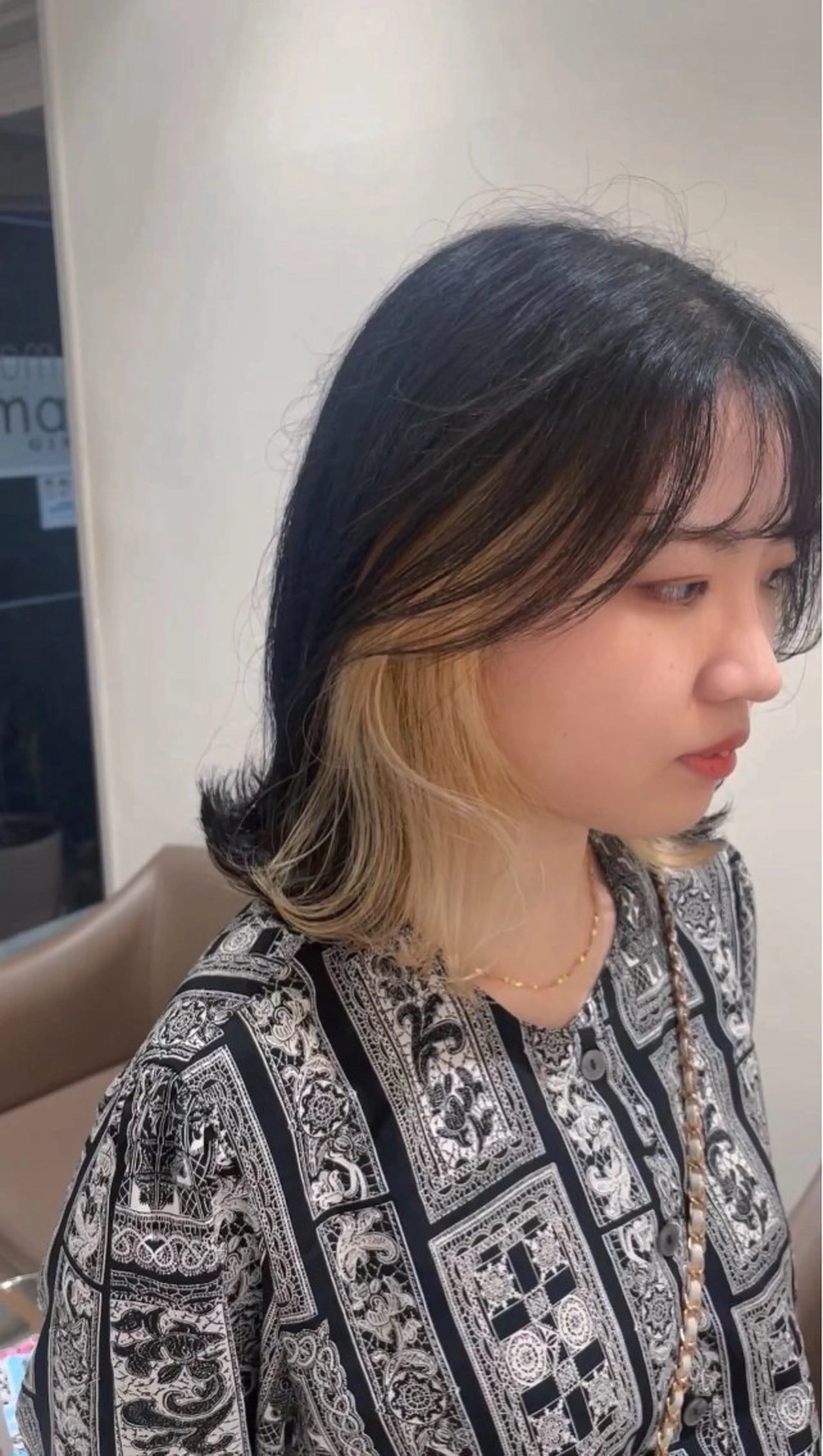 セミロング カラー 💖大人韓国ヘア💖 韓国艶カラー【銀座】のヘアスタイル