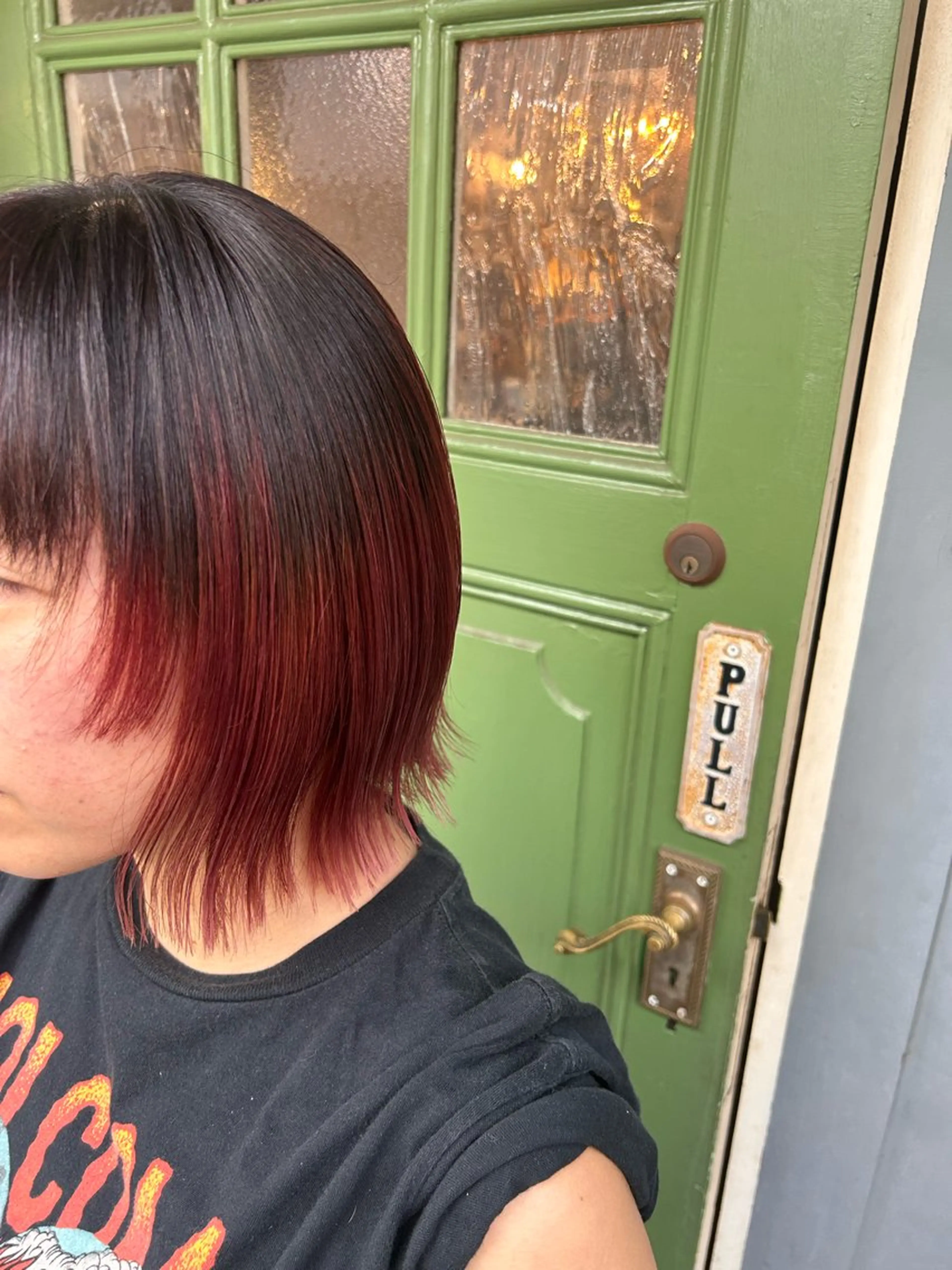 ショート カラー ヘアカラー トリートメント 清水千優/パーマ/透 明感カラー/メンズのヘアスタイル