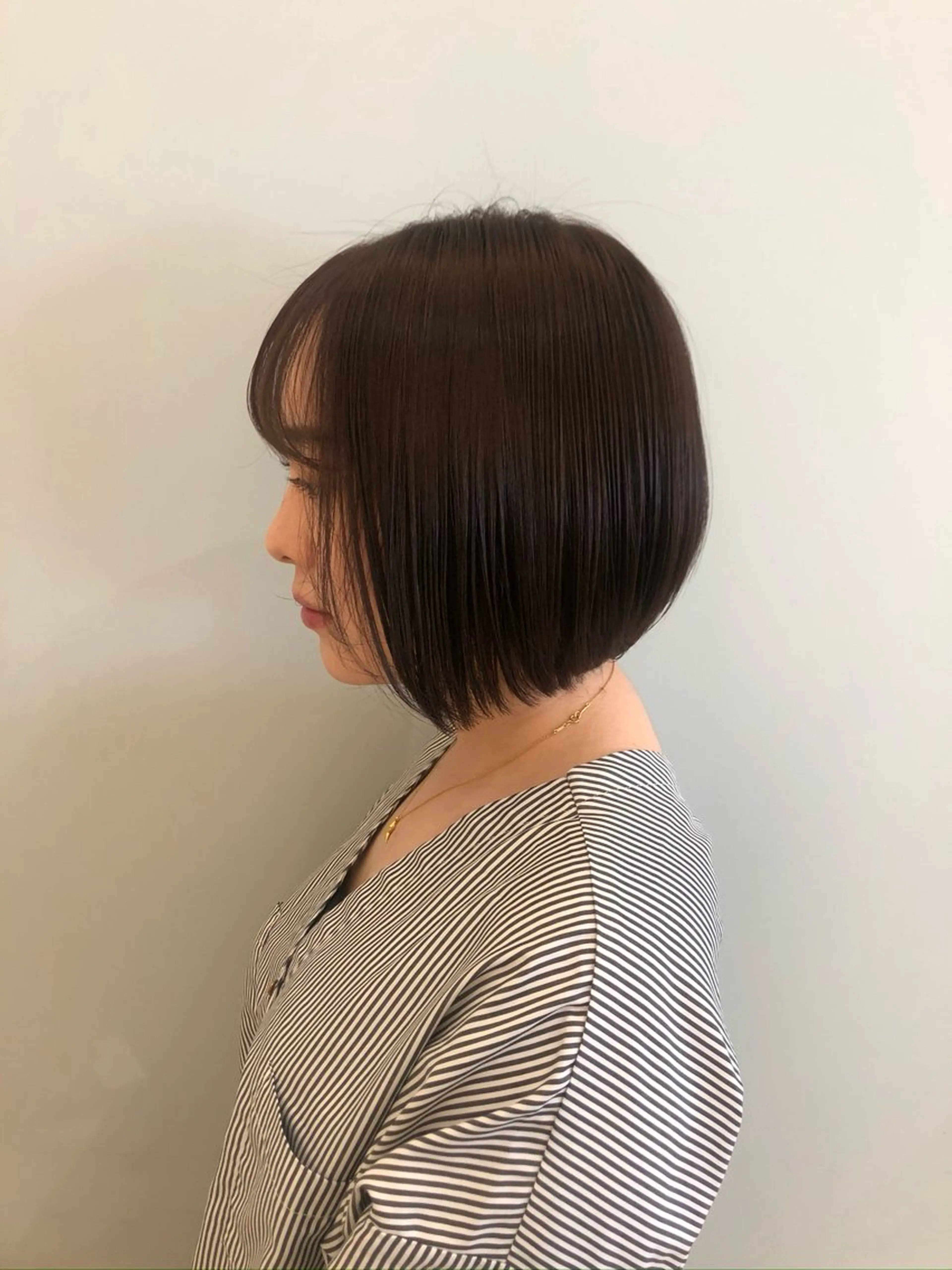 ショート ワンレンボブ ボブ カット トリートメント TELA HAIR南流山店所属・TELA HAIR Annaのヘアスタイル