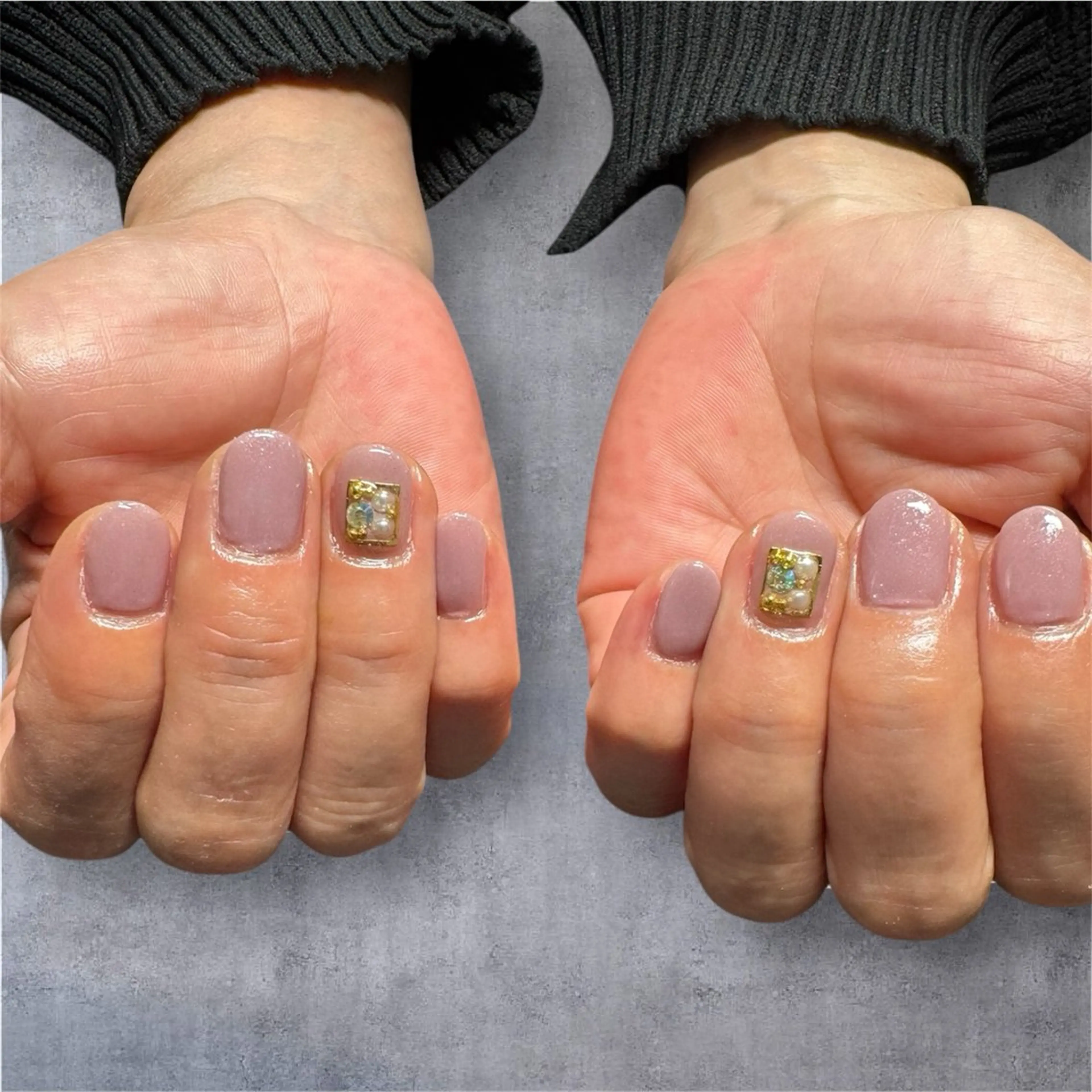 【シンプルコース】オフィスネイルの写真