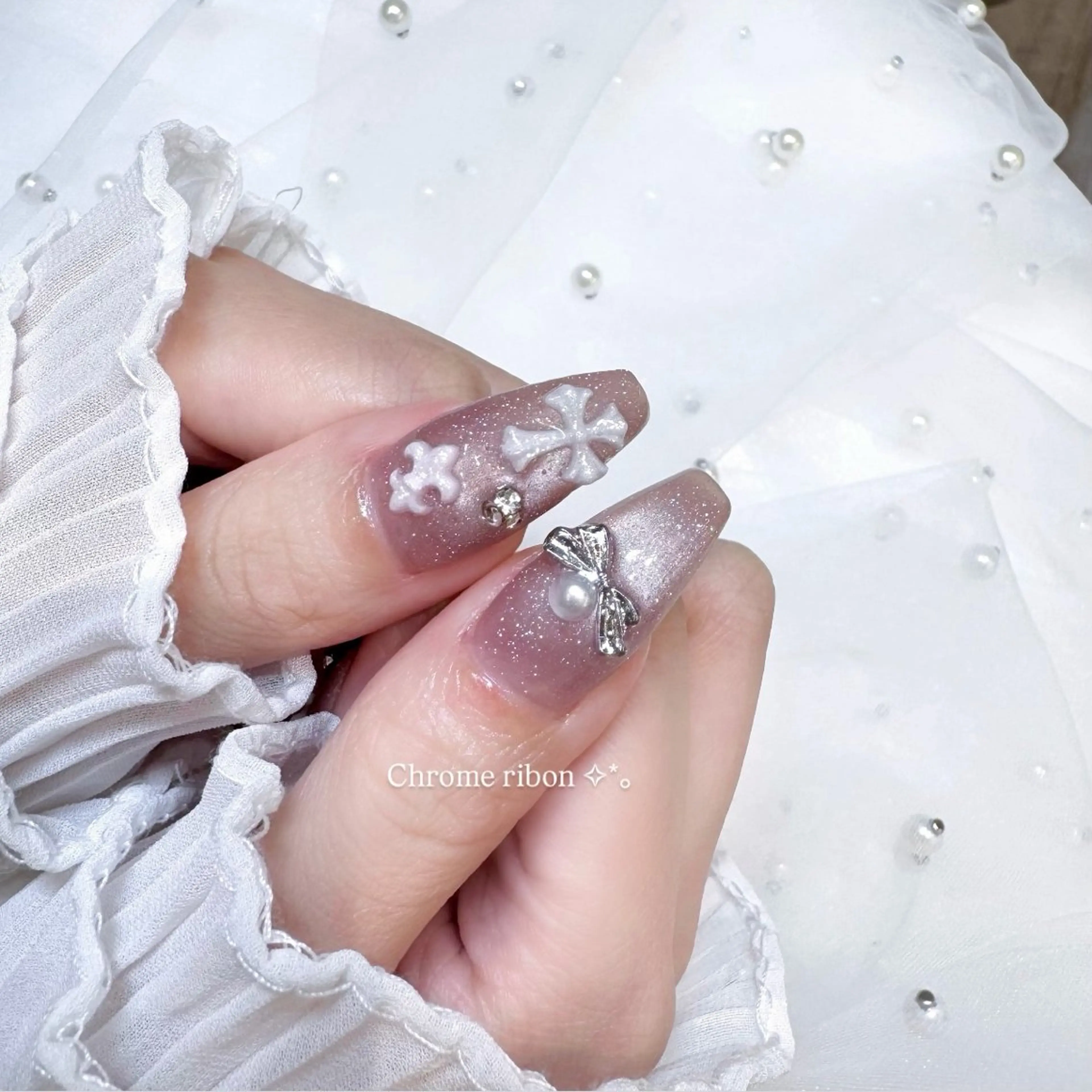 ネイル ハンドネイル Tsuki🌙/渋谷 /パラジェルのネイルデザイン