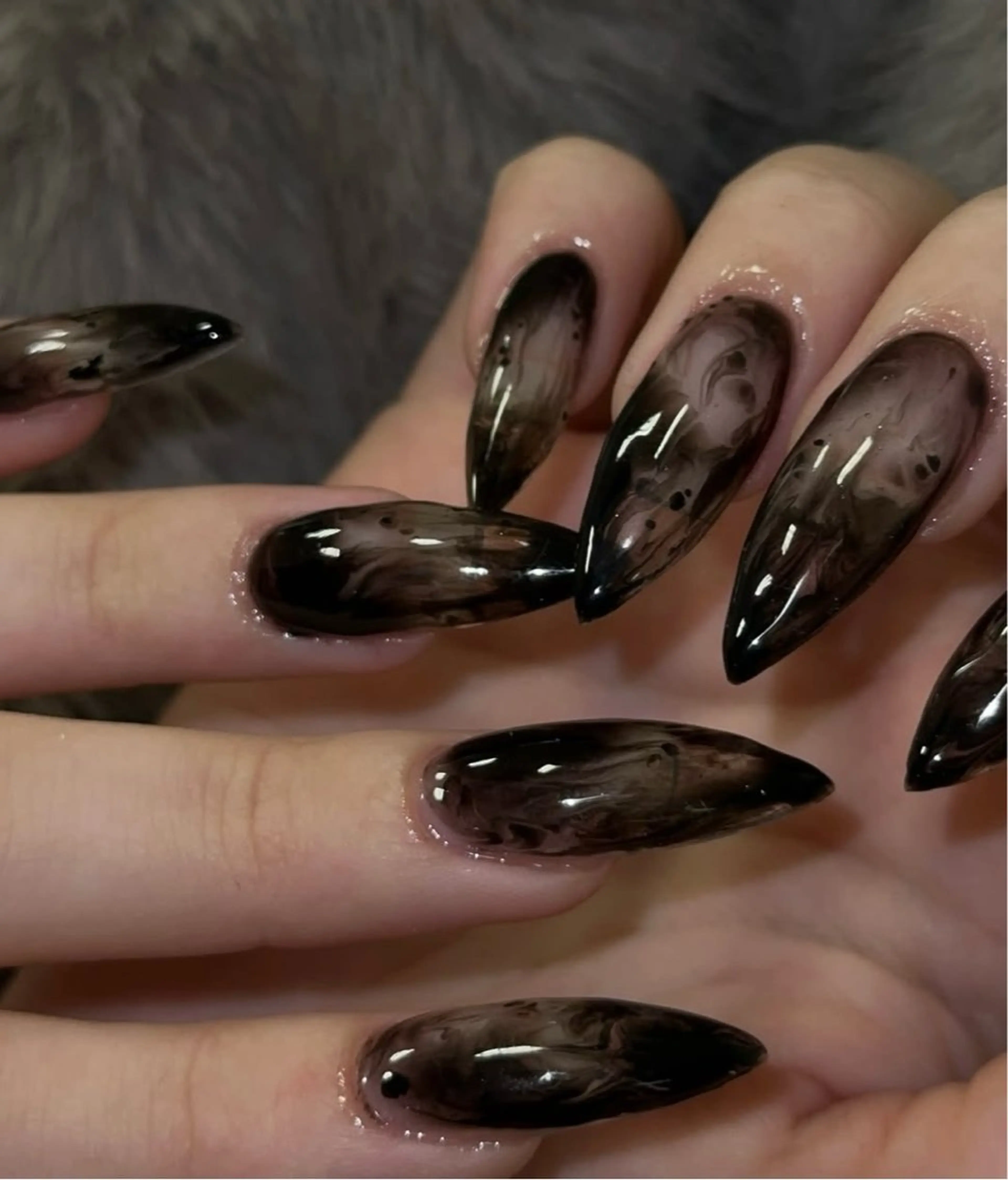 ネイル 韓国ネイル 持ち込み ニュアンスネイル ネイルチップ ハンドネイル TABI ANA.CHUOのネイルデザイン