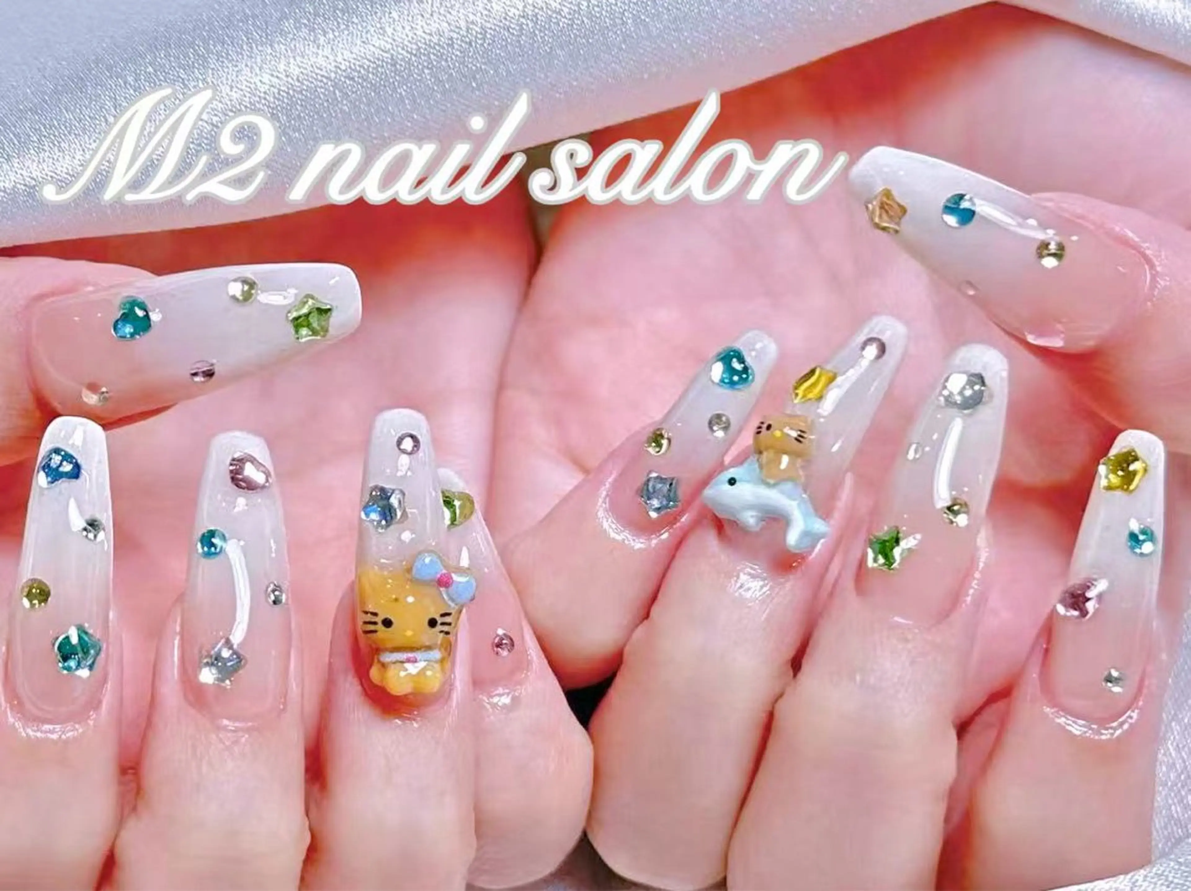 ネイル 長さだし専門店 M2　rikaのネイルデザイン