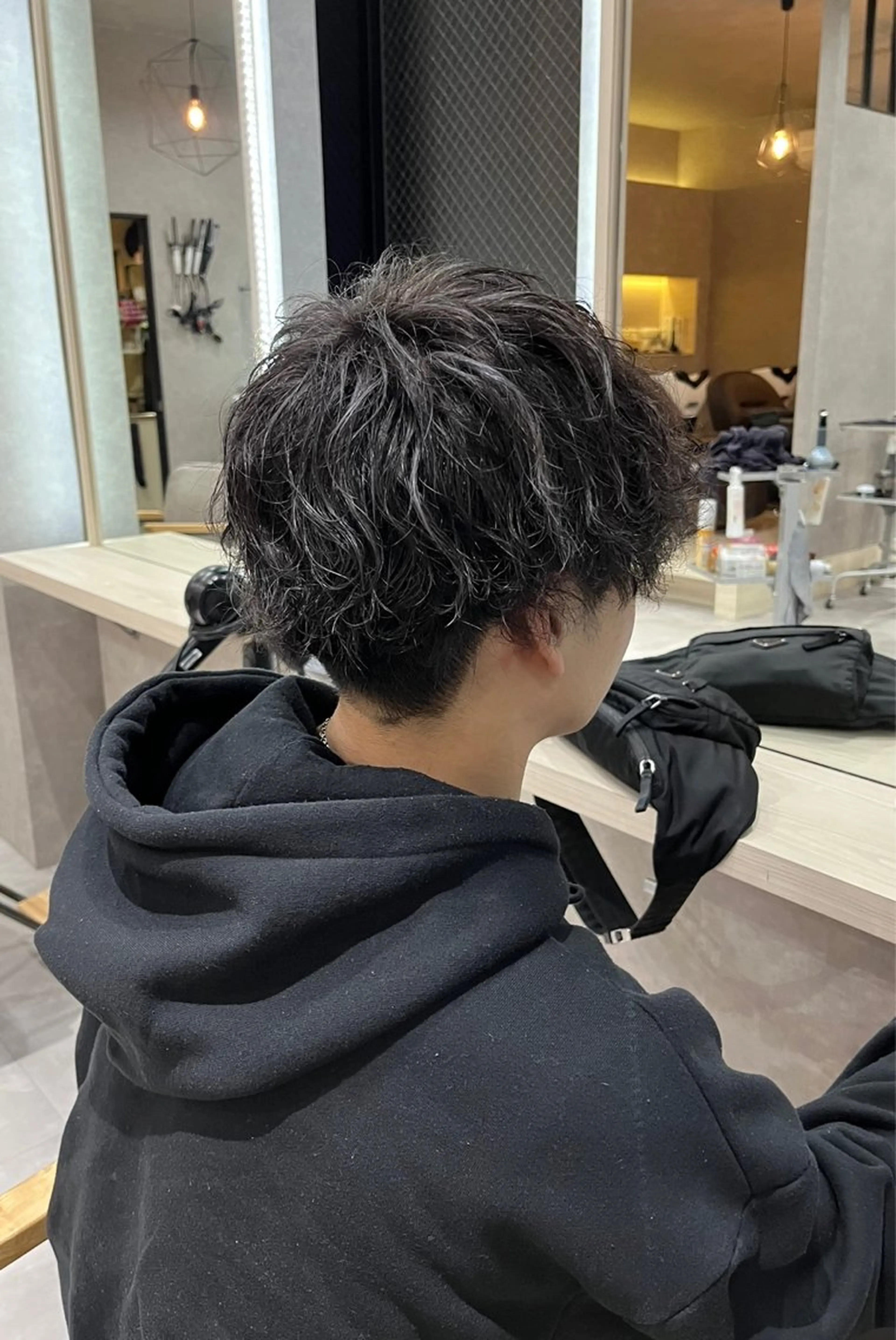 メンズ メンズブリーチ メンズハイライト メンズパーマ 【レイヤー×透明感 カラー】mayaのヘアスタイル