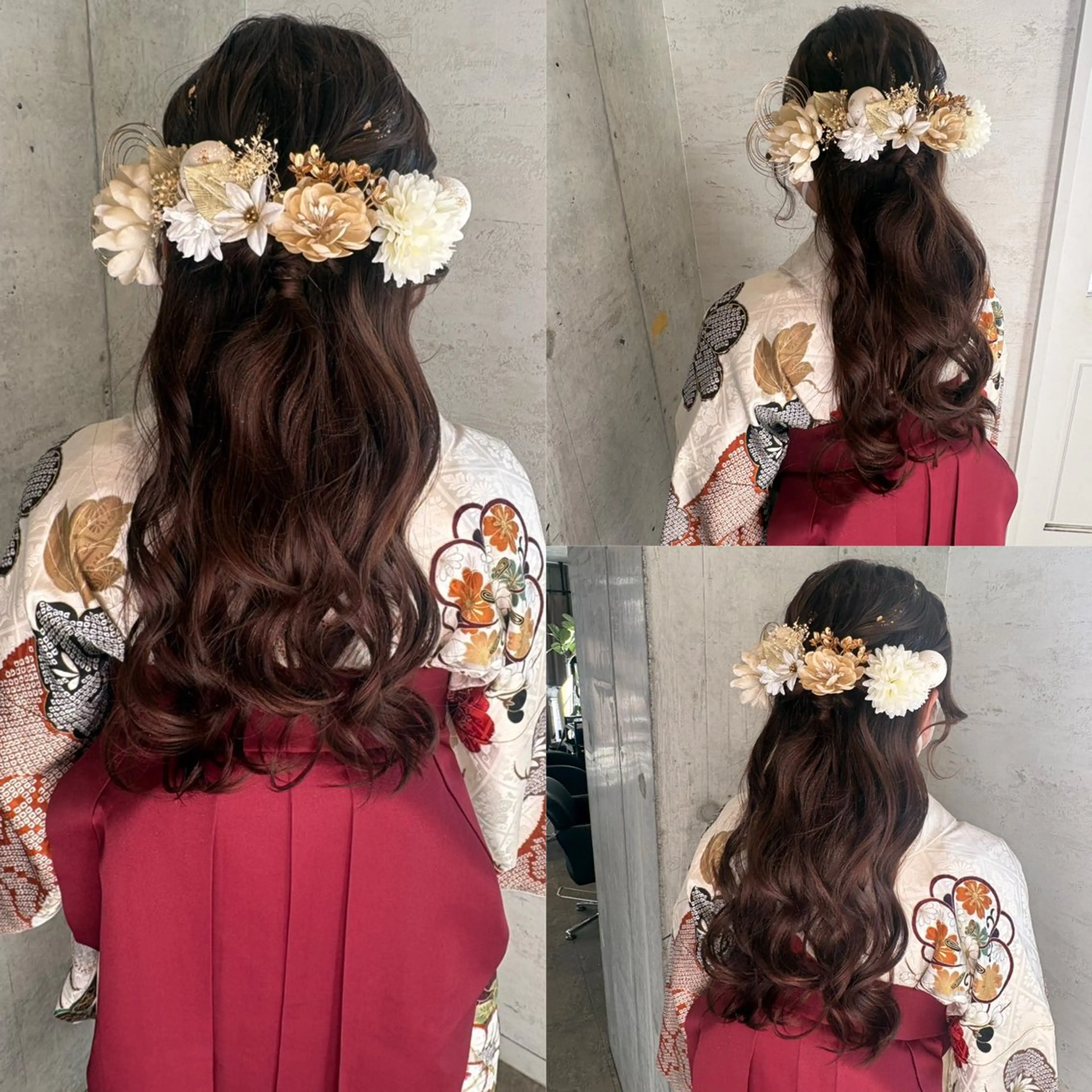 ロング ヘアアレンジ 着付け Reve  resort所属・美髪× ヘアセット✨Araiのヘアスタイル