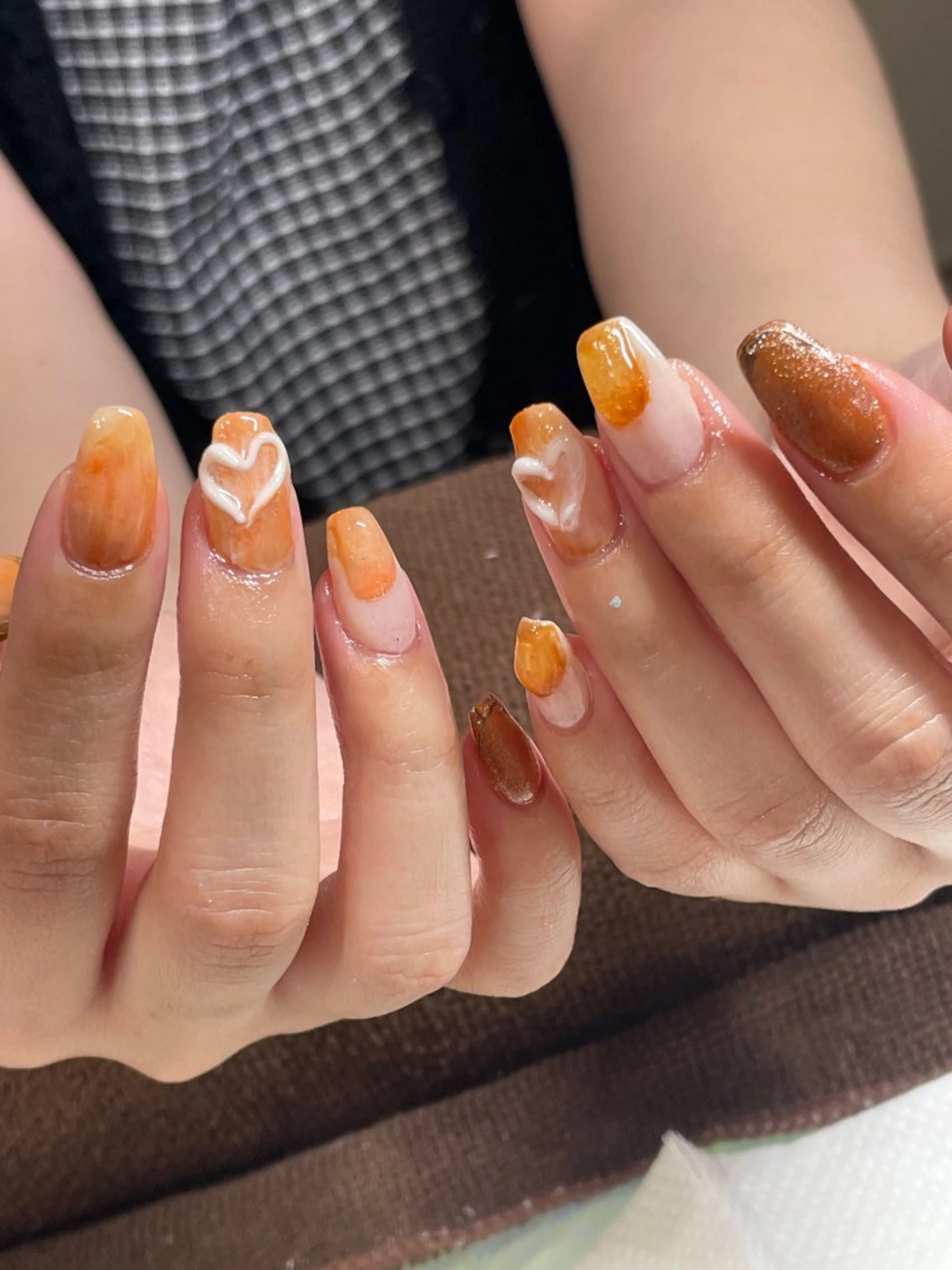 メンズ ネイル Chérinail 爪のお手入れのネイルデザイン