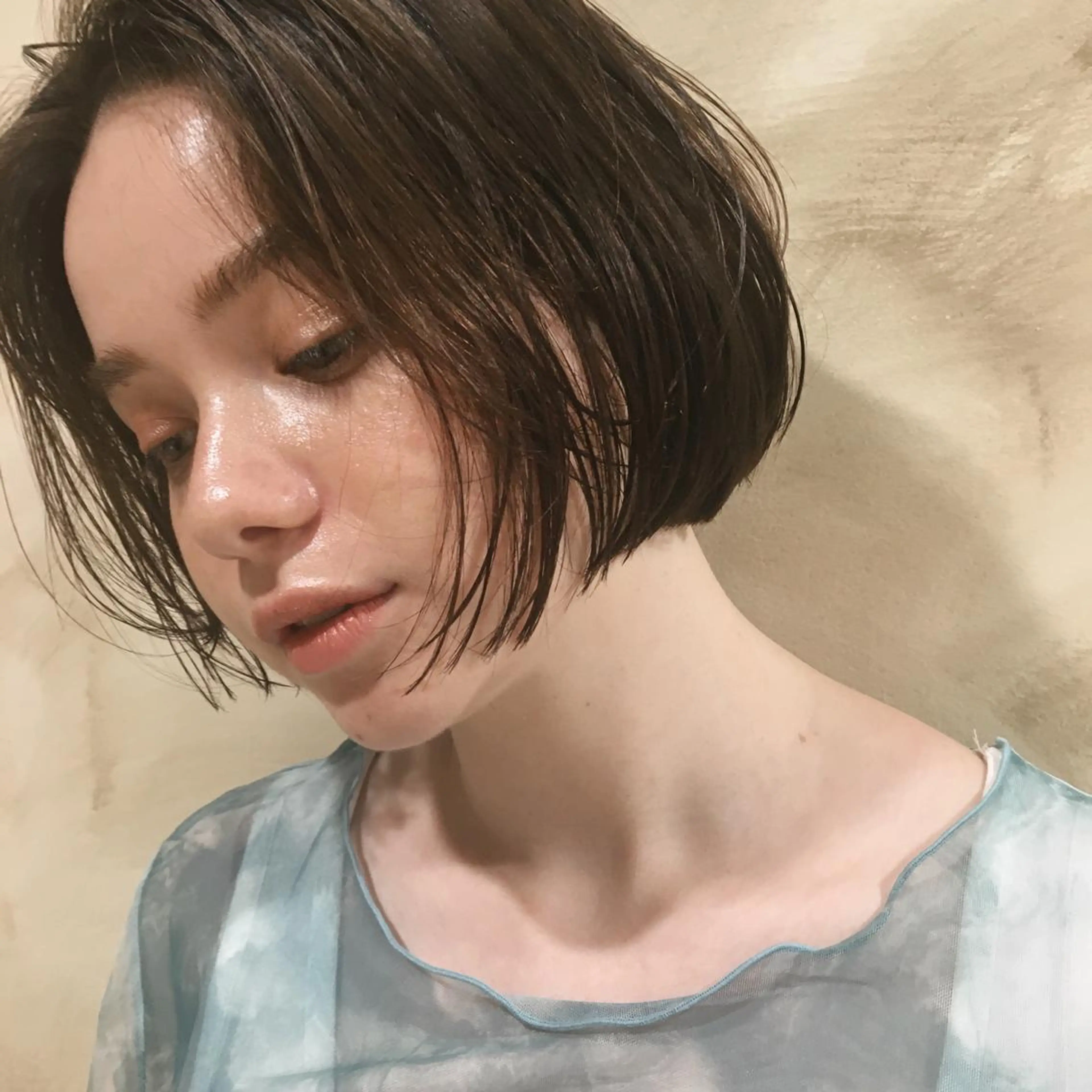 ショート カラー 切りっぱなしボブ ボブ volta∞knot所属・狩野 羅夢のヘアスタイル