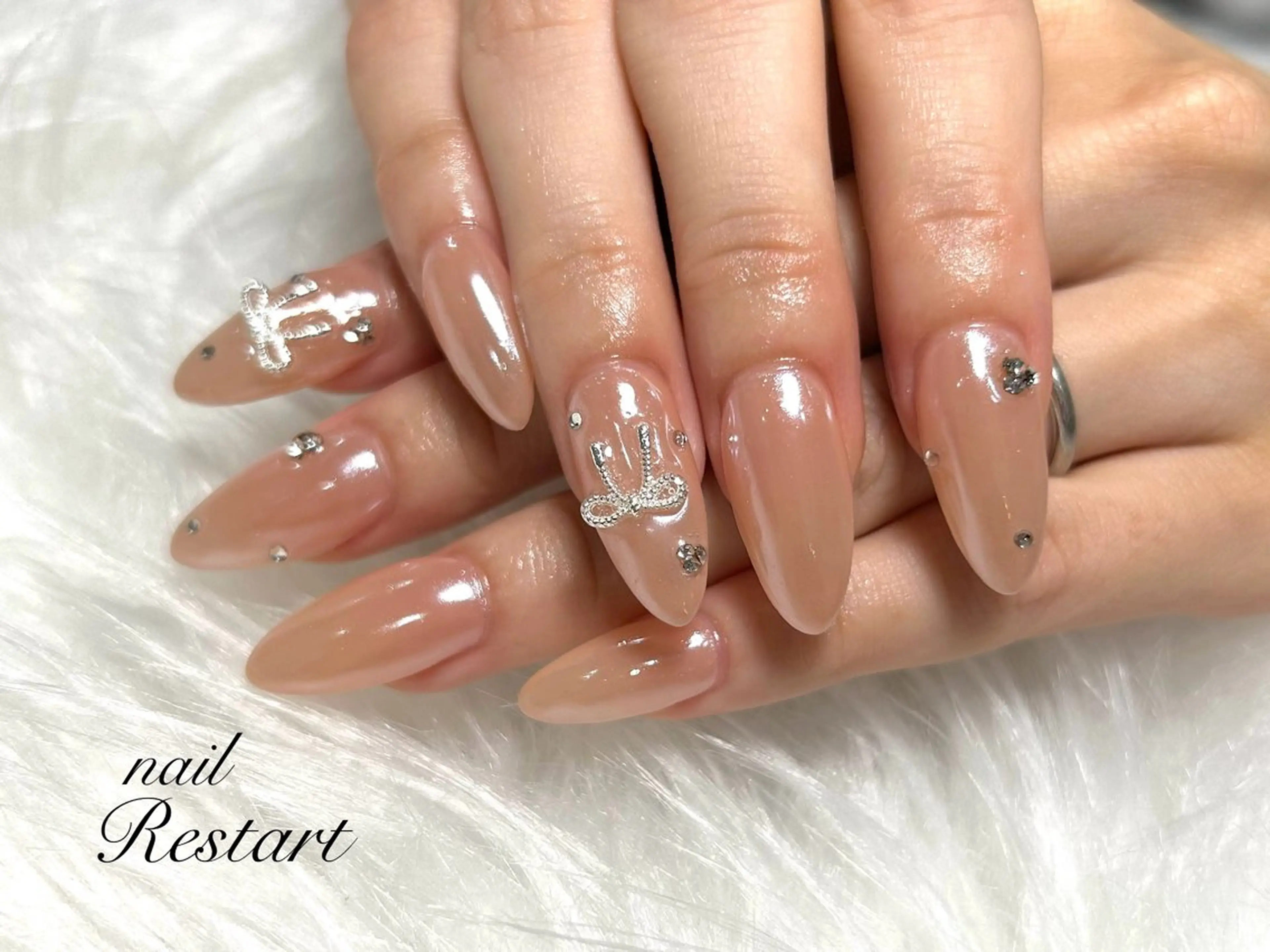 ロング ハンドネイル nail Restart所属・Restart YURIのネイルデザイン