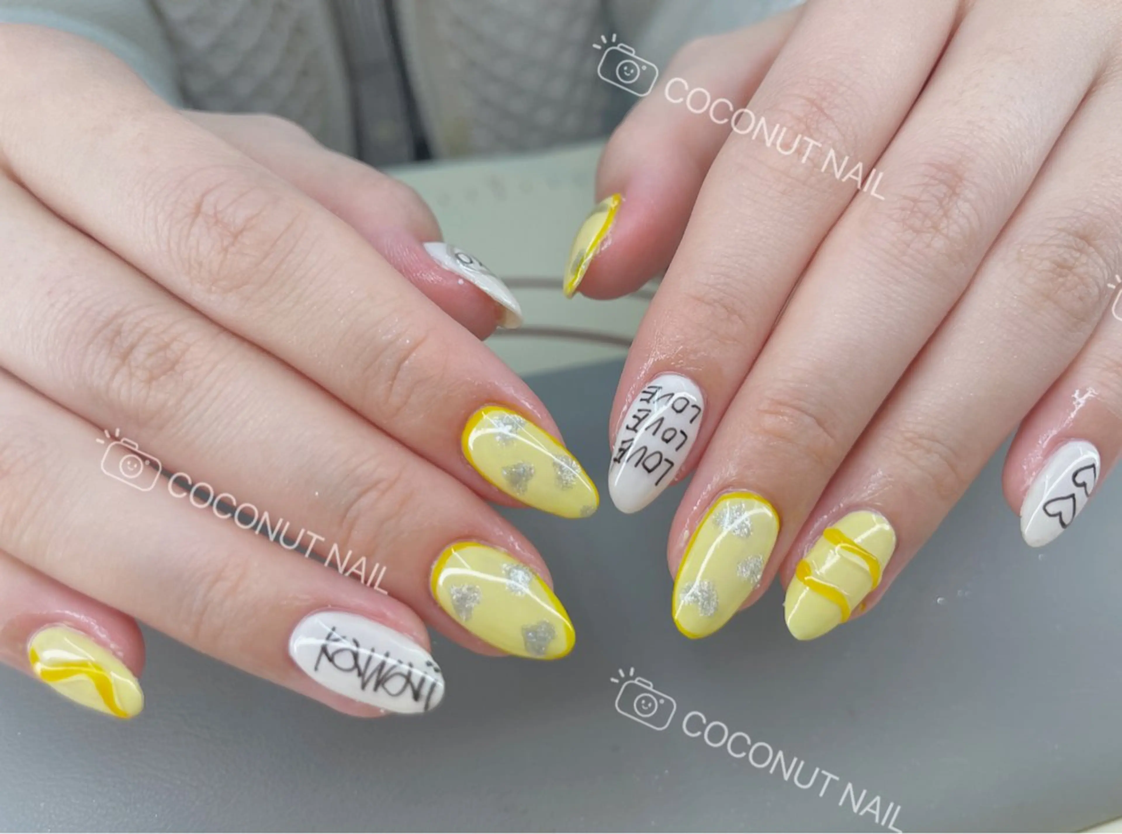 ネイル ハンドネイル 神田 ココナッツのネイルデザイン