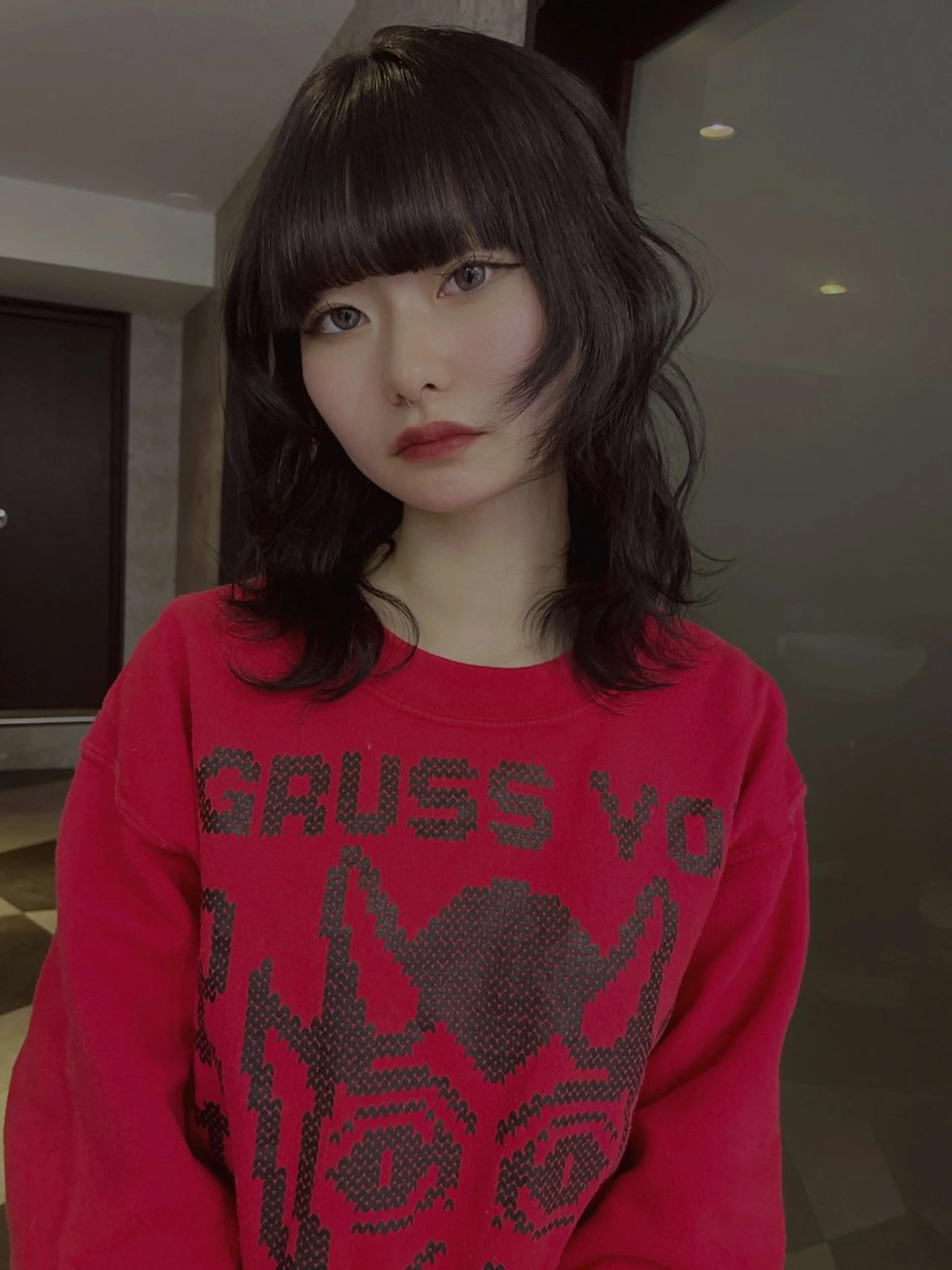 カラー GEM YURI ハイトーンカラーのヘアスタイル