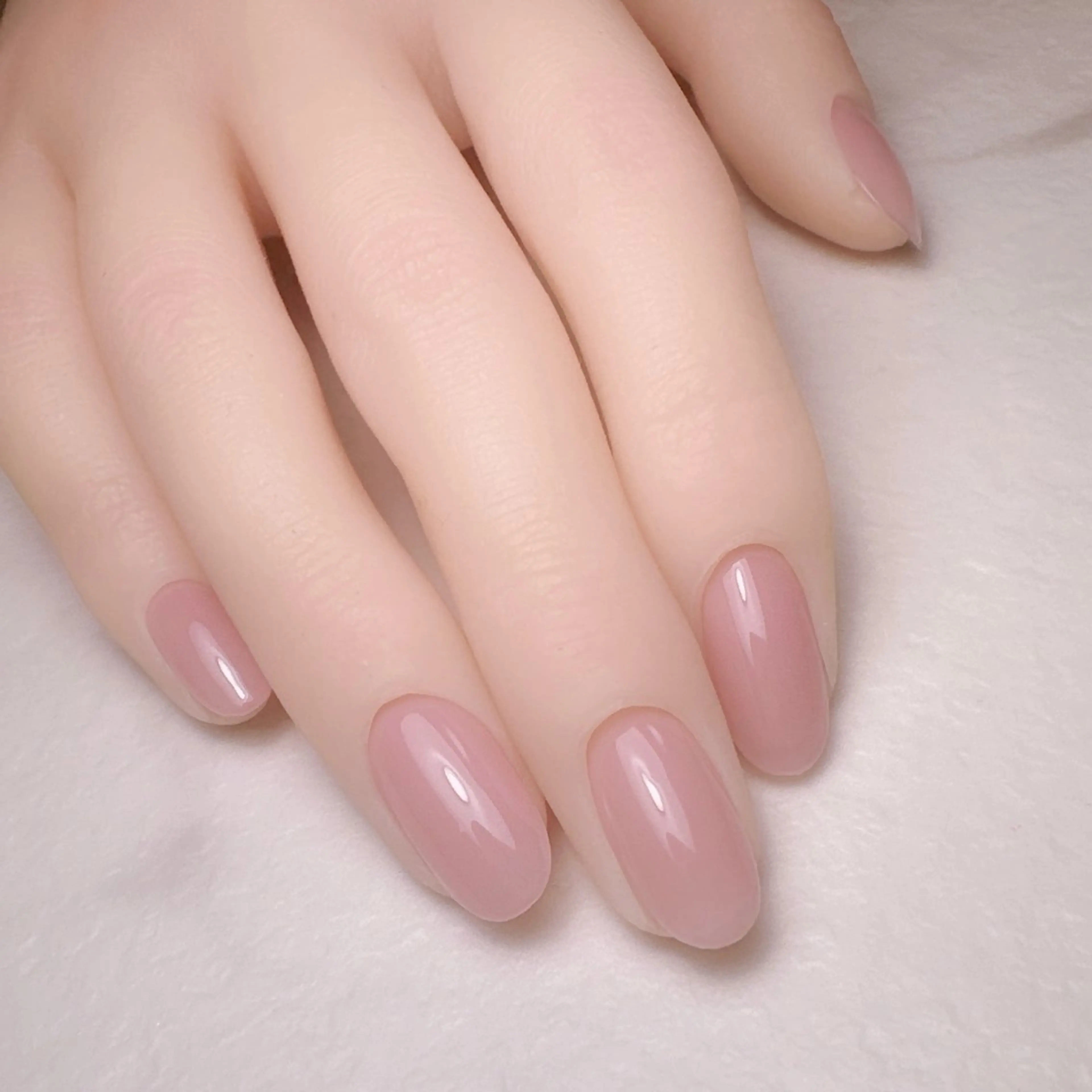 ワンカラーネイルの写真