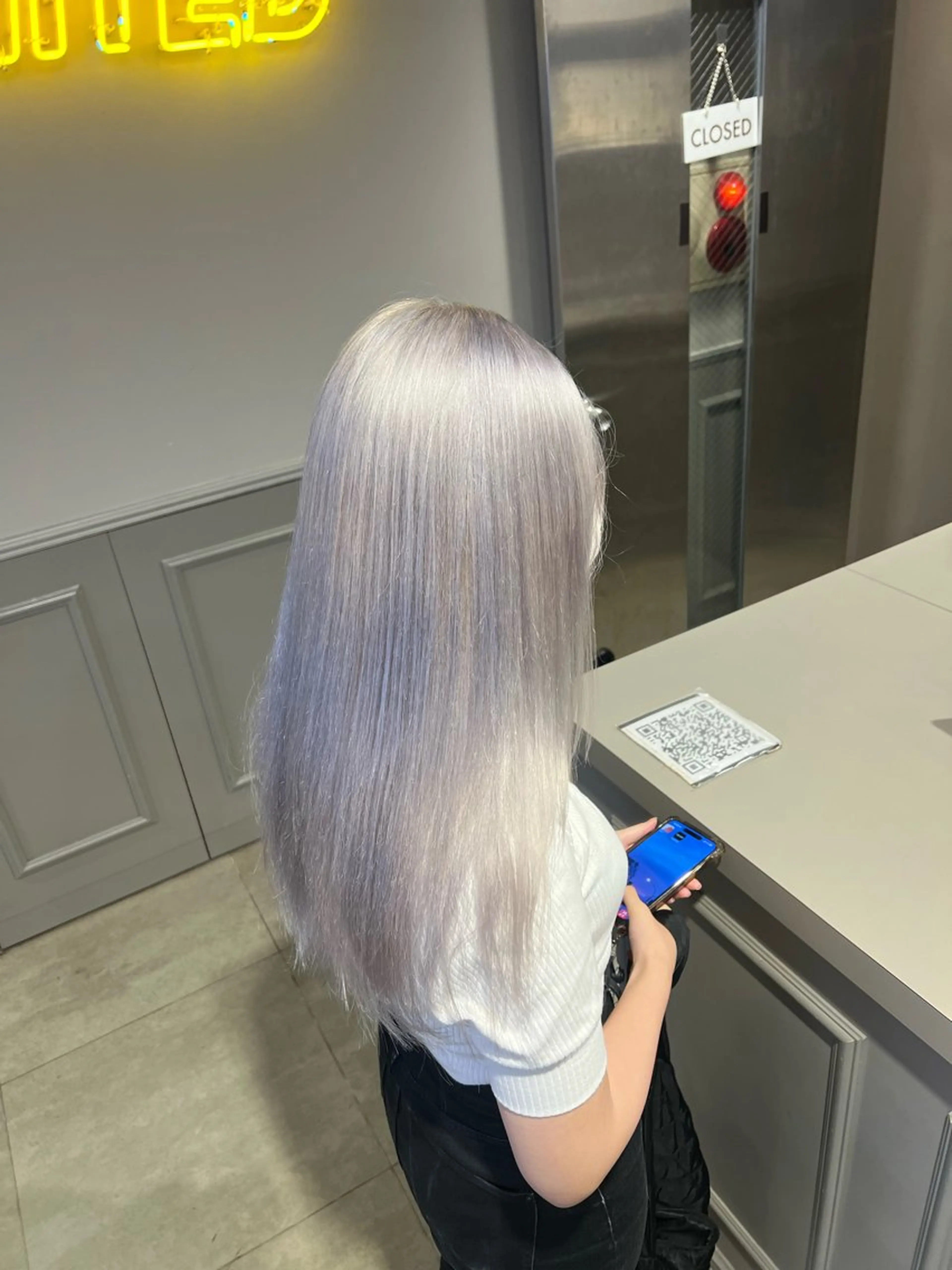 ロング カラー ヘアカラー 韓国レイヤーカット /REIのヘアスタイル