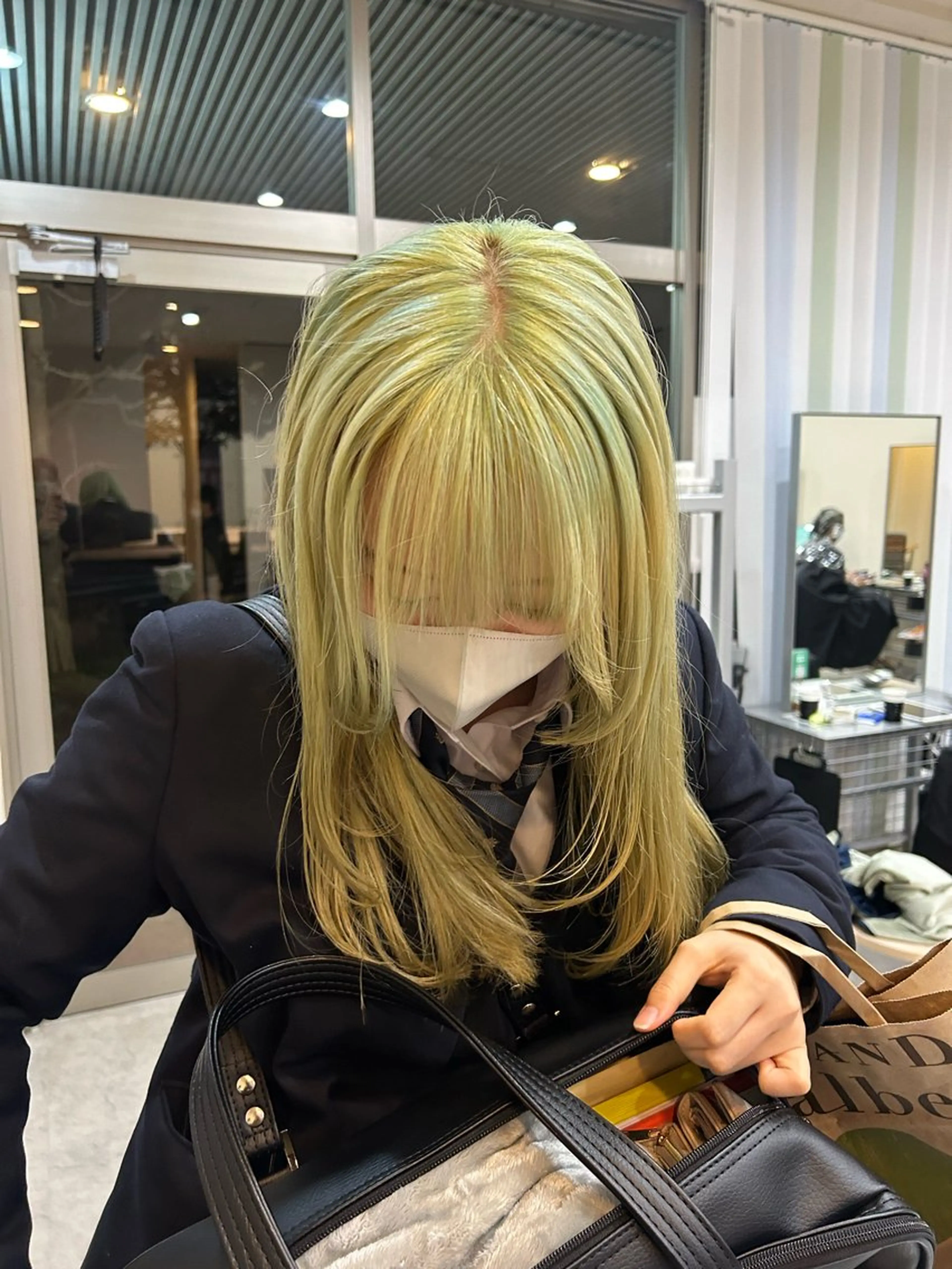 ロング カット ヘアカラー トリートメント ボブ/透明感カラー 🧸YUI❤️のヘアスタイル