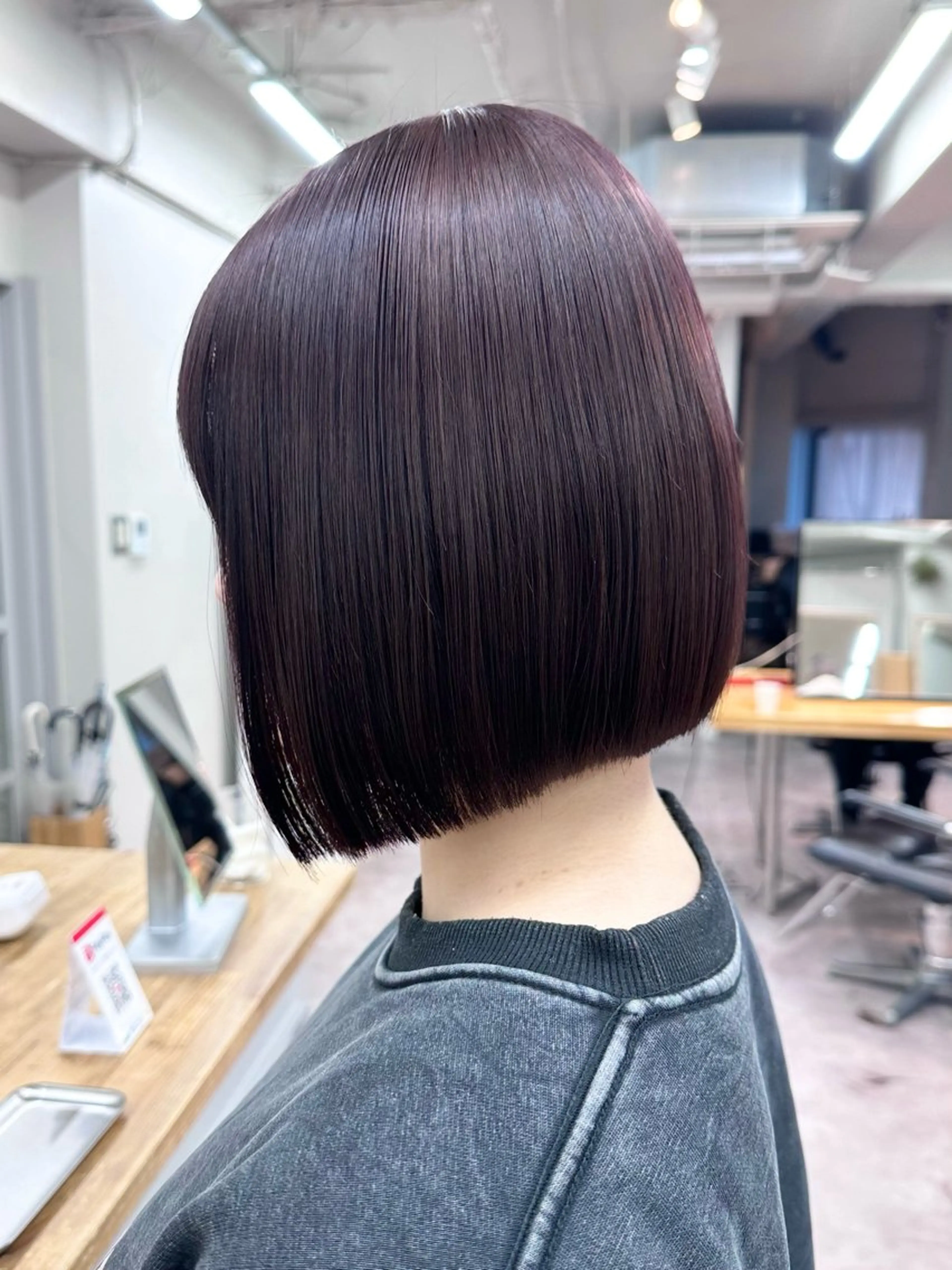 ショート 🫧透明感ワンカラー 🫧mio 🫧のヘアスタイル