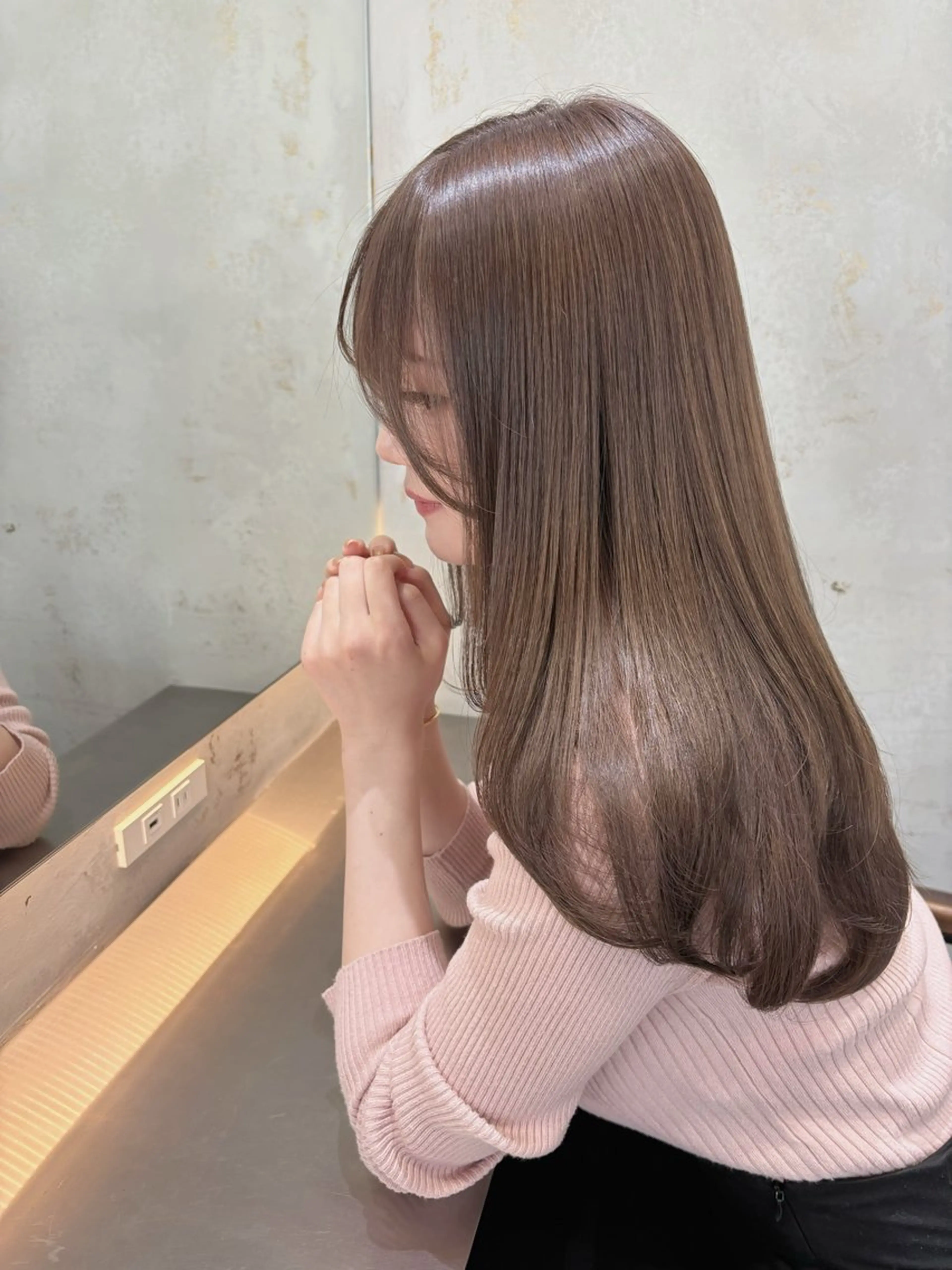 ロング カラー 似合せ/ボブ レイヤー/遼祐のヘアスタイル