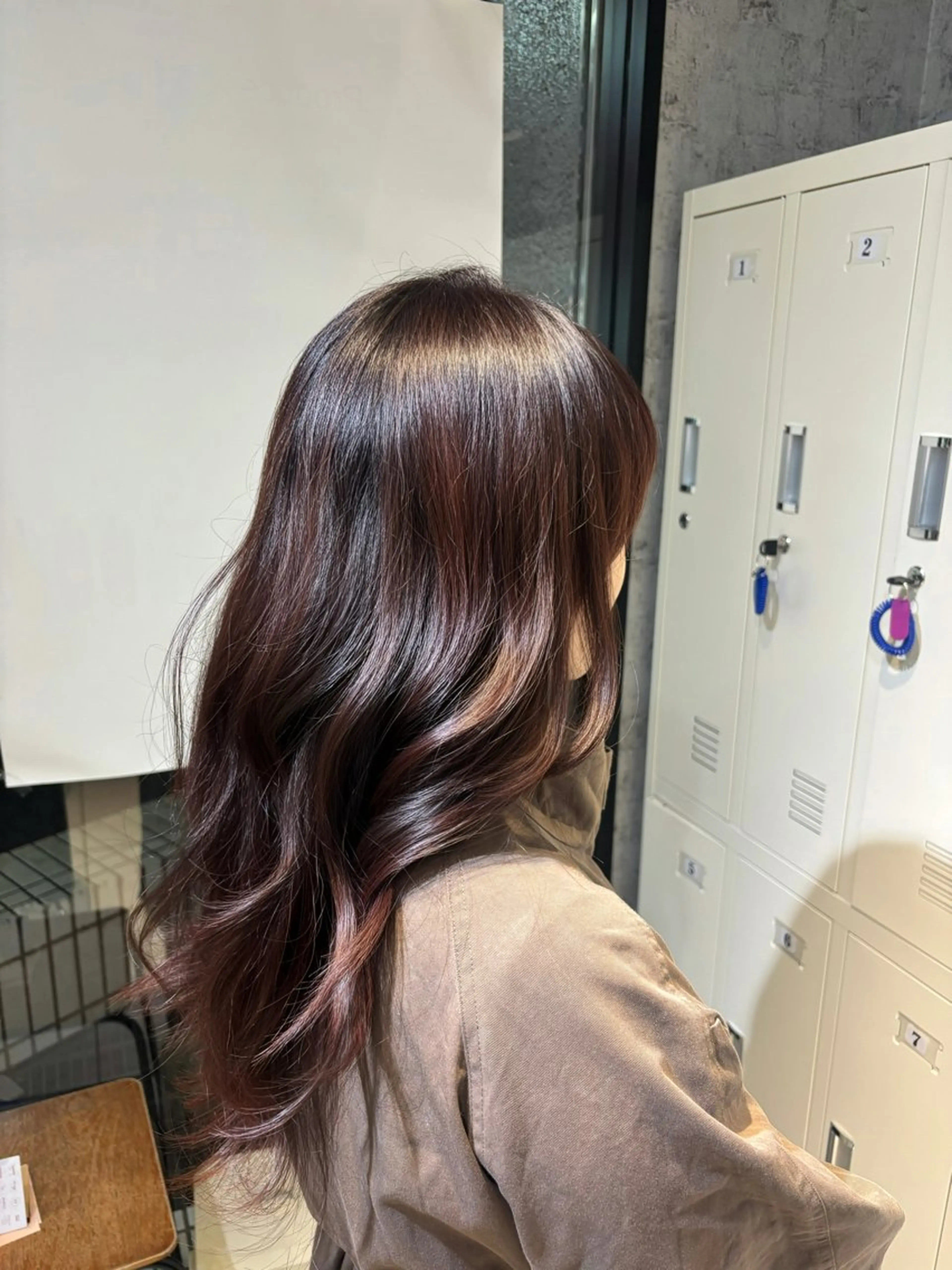 ロング カラー ヘアアレンジ ヘアカラー 髪質改善韓国レイヤー /艶カラー/miyuのヘアスタイル