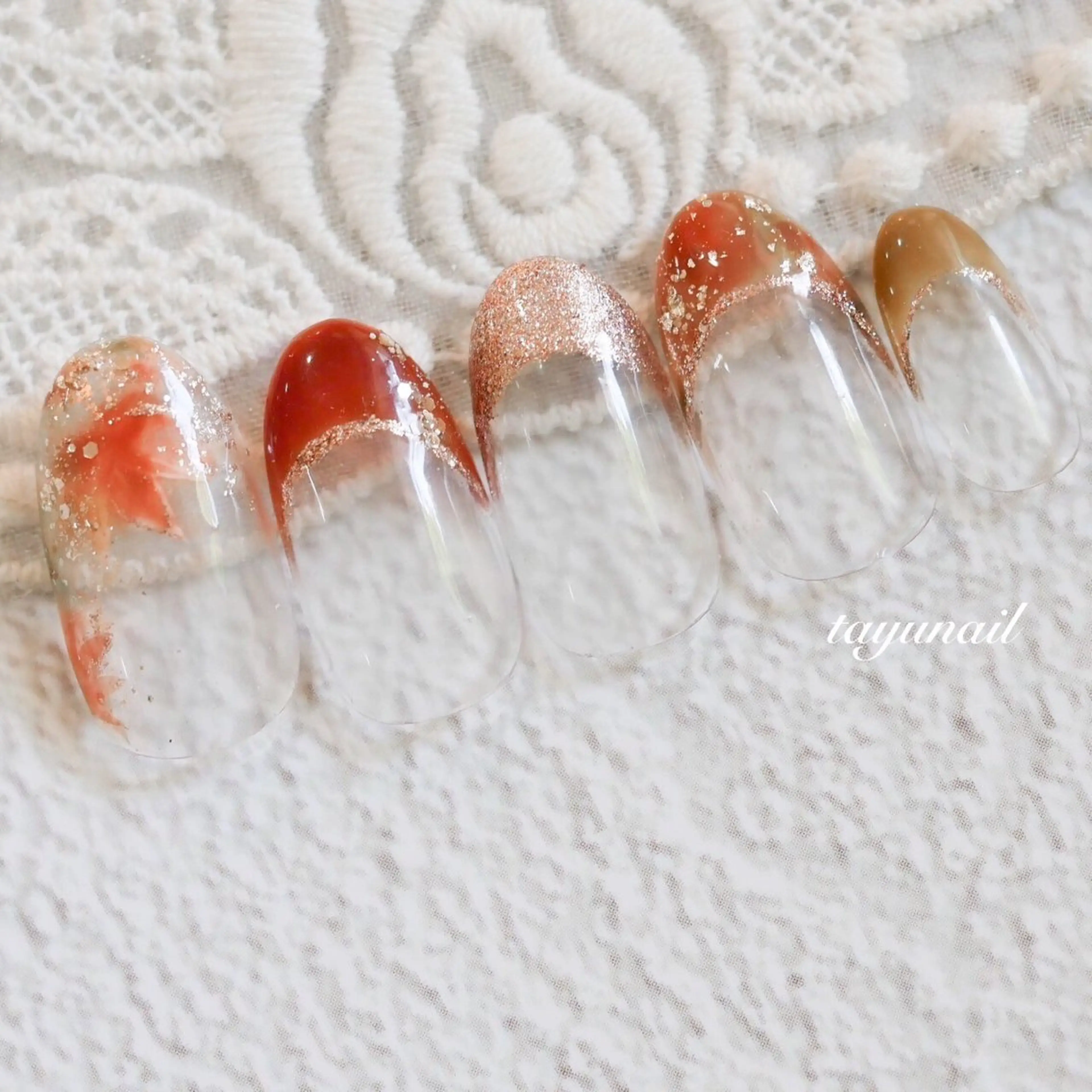 ネイル アートネイル ジェルネイル パラジェル ネイルサロン・ネイルスクール たゆnail所属・ネイルサロン 【たゆnail】のネイルデザイン