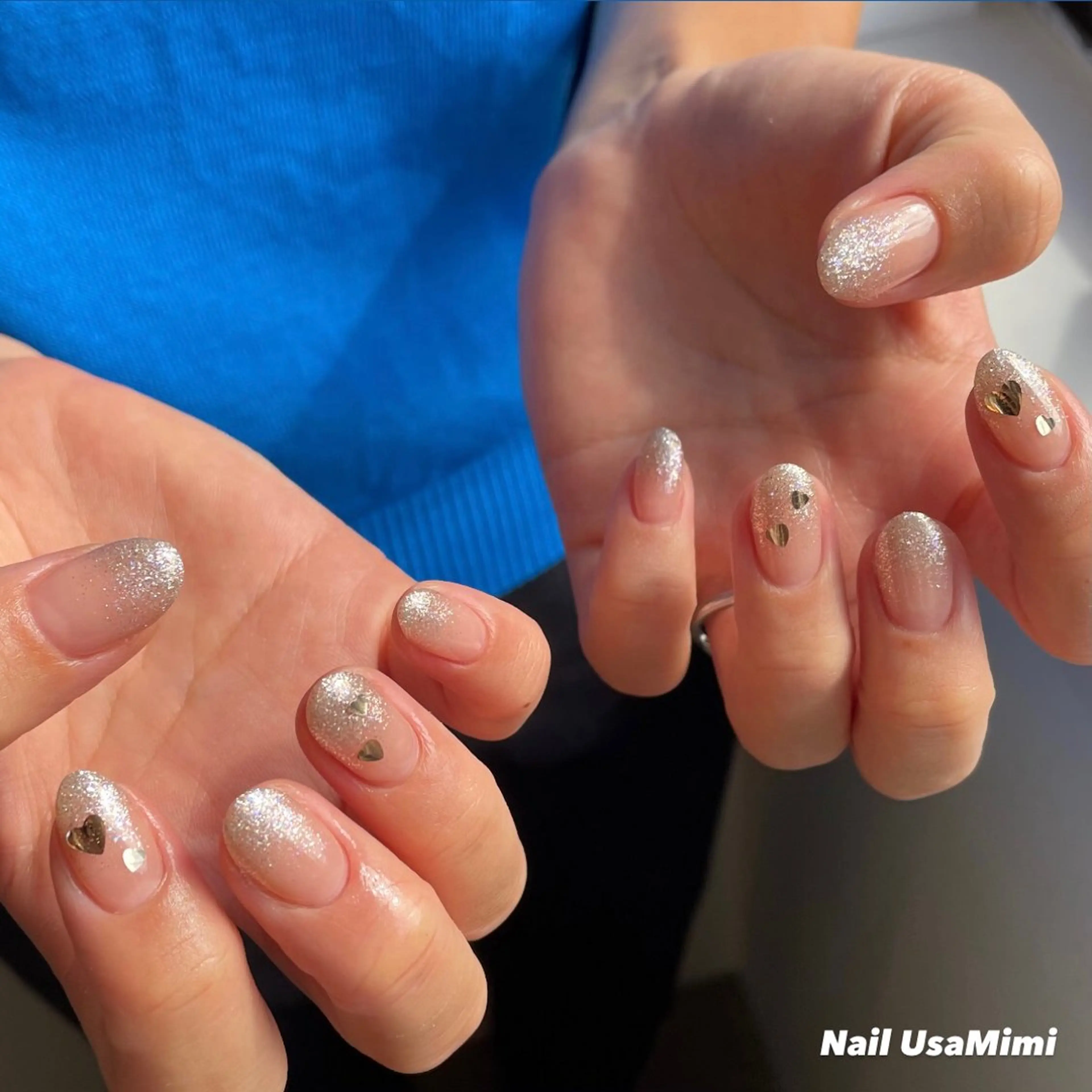 ネイル ハート 本町ネイルNail UsaMimiのネイルデザイン