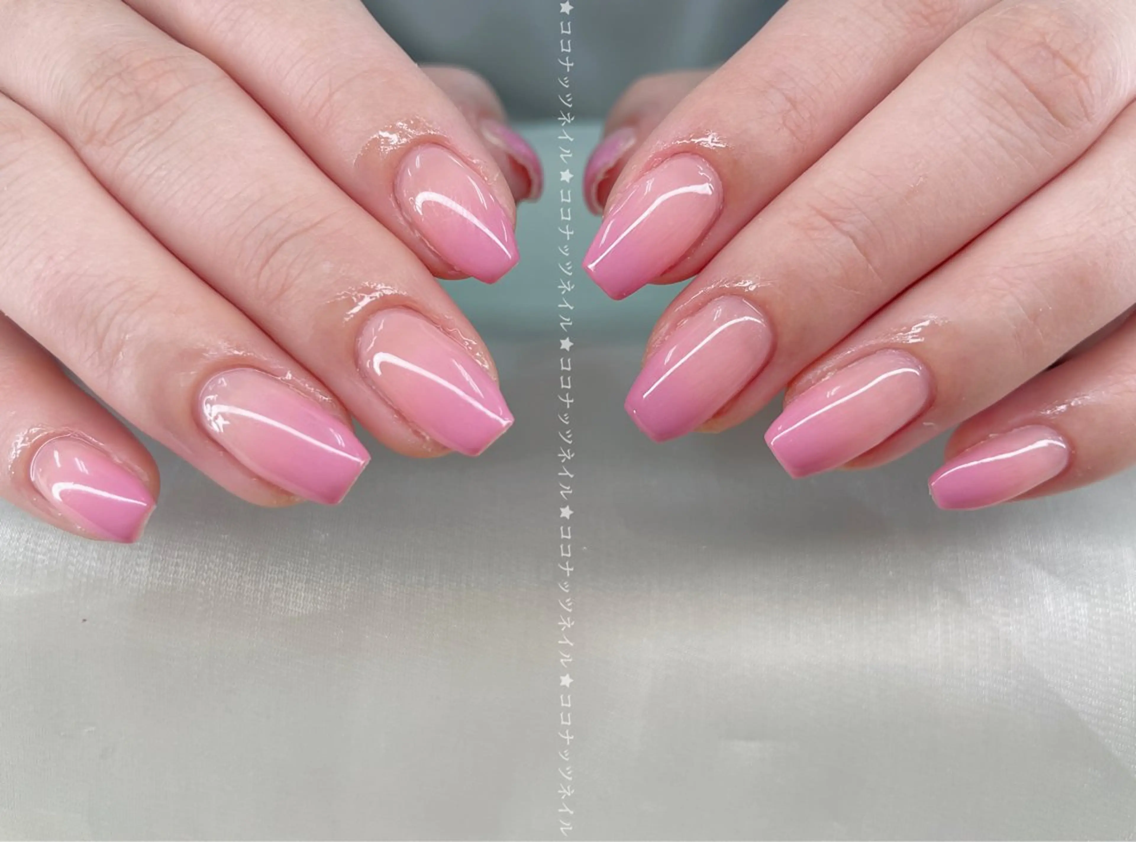 ネイル べっ甲ネイル フレンチネイル キラキラネイル マグネットネイル 大理石ネイル(マーブル) ハンドネイル 神田 ココナッツのネイルデザイン