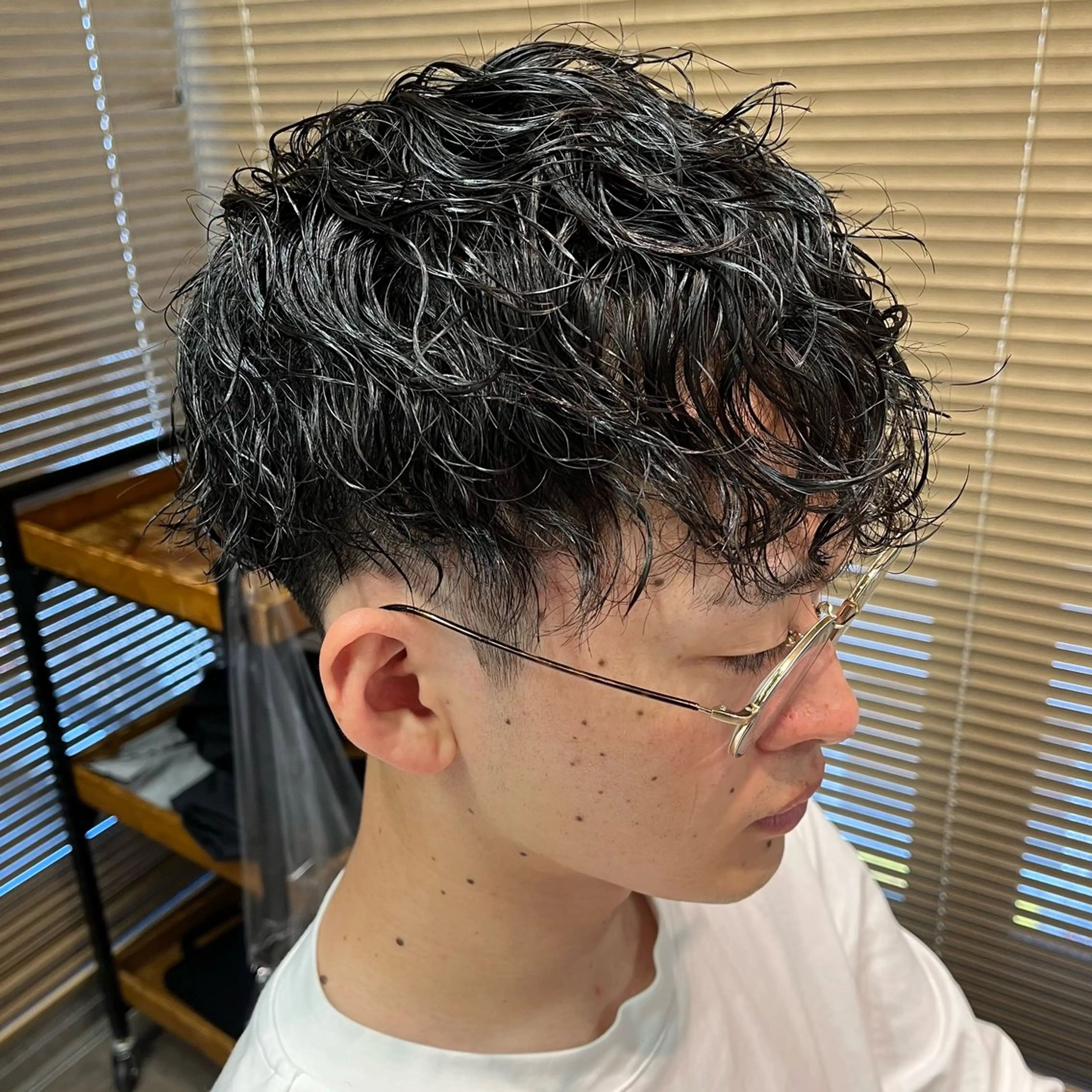 メンズ メンズカット パーマ飯野友喜のヘアスタイル
