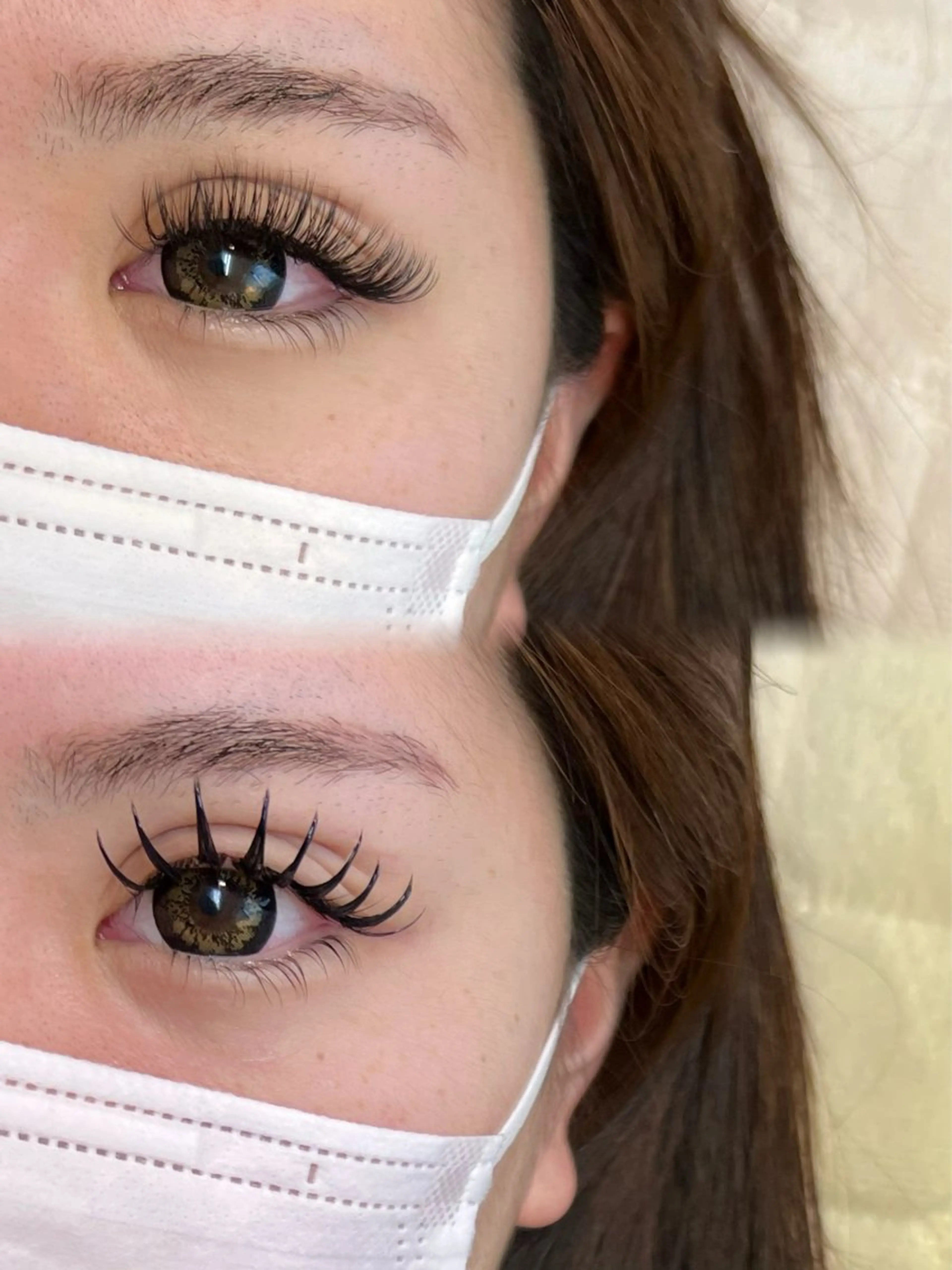 マツエク・マツパ 付け放題 バインドロック 望月 菜奈のマツエク・マツパデザイン