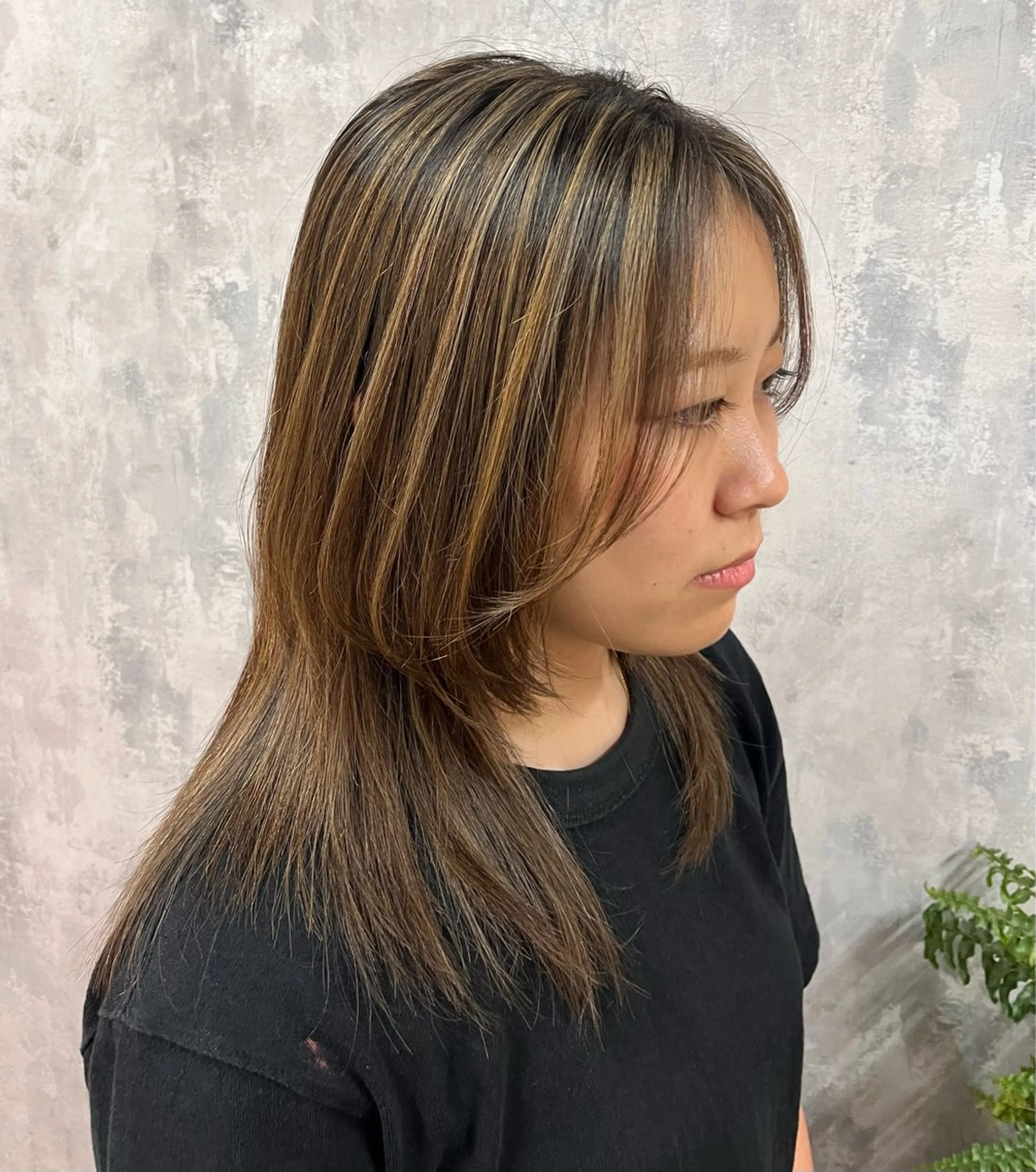 ミディアム カラー 韓国系/ダブルカラー /トグチリンカのヘアスタイル