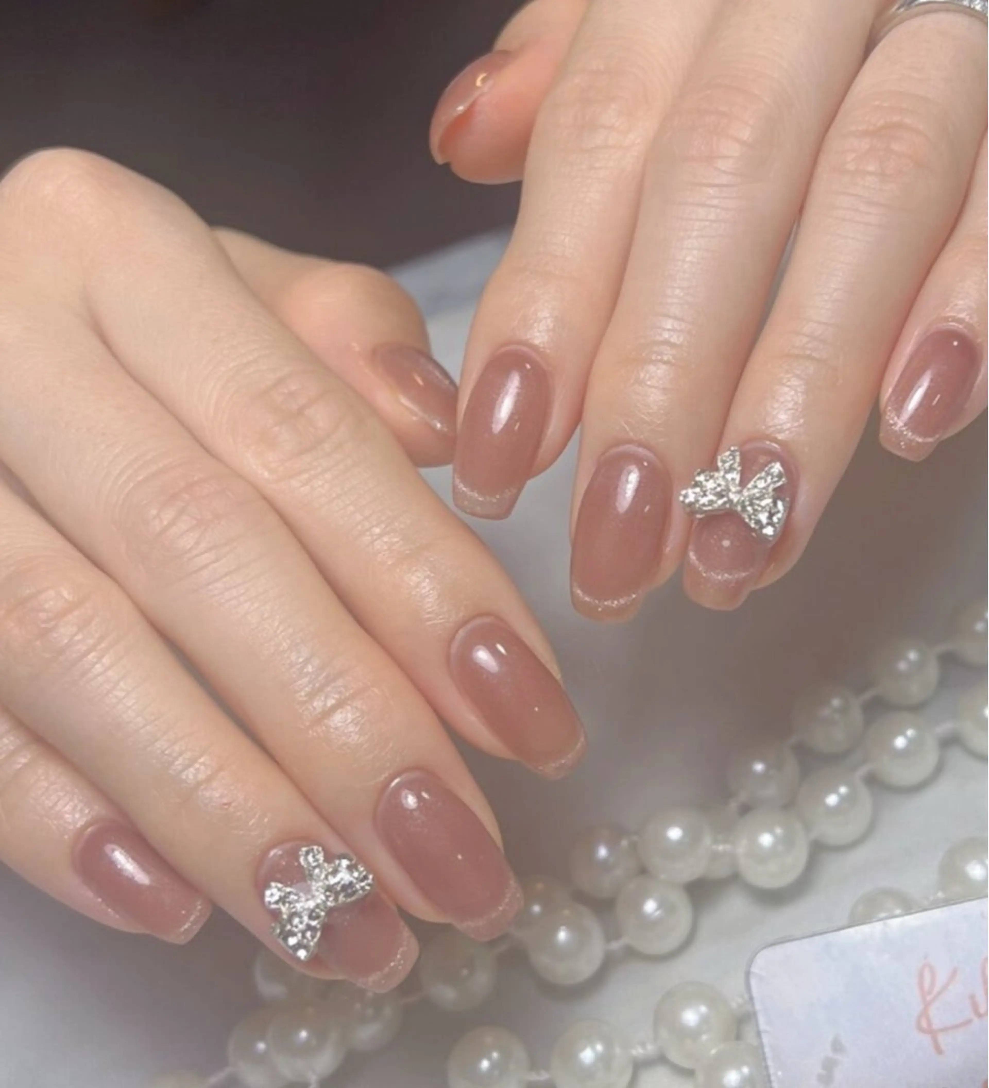 ネイル アートネイル フレンチネイル ジェルネイル グラデーション 韓国ネイル 村中 ハナのネイルデザイン