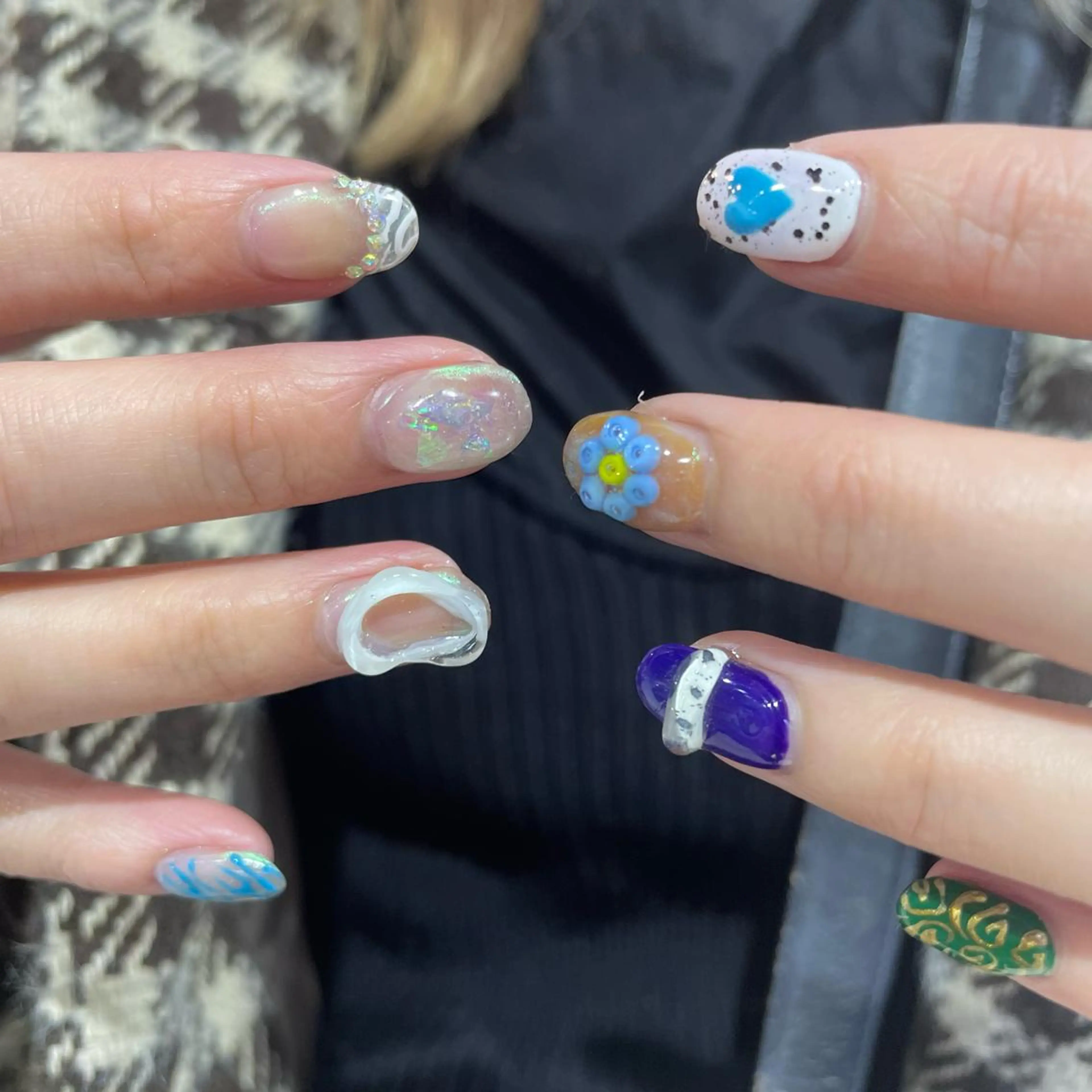 ネイル ハンドネイル 韓国ヘア🦋 MIYUのヘアスタイル