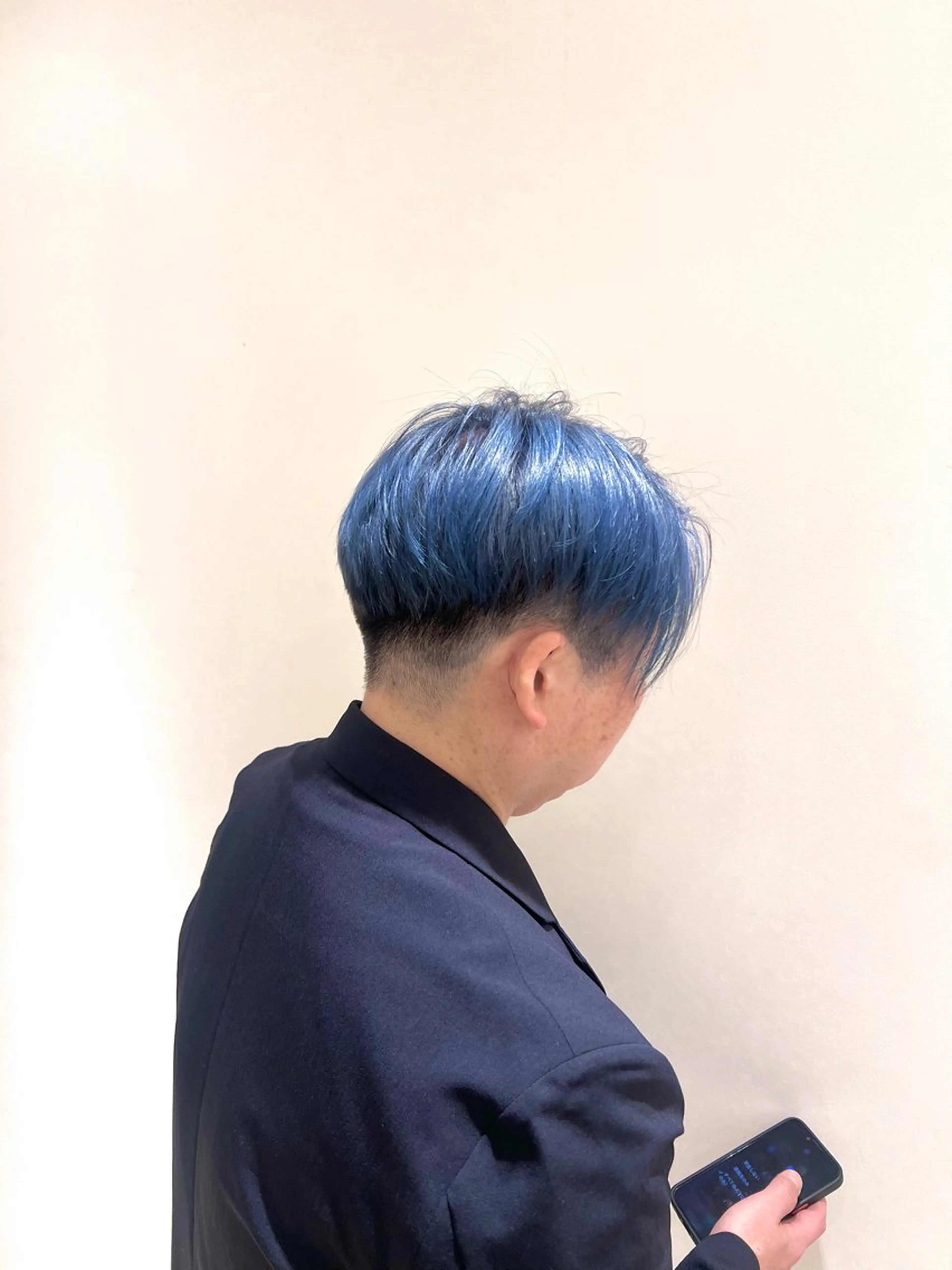 カラー メンズ 白金台カラーリスト あきよしのヘアスタイル
