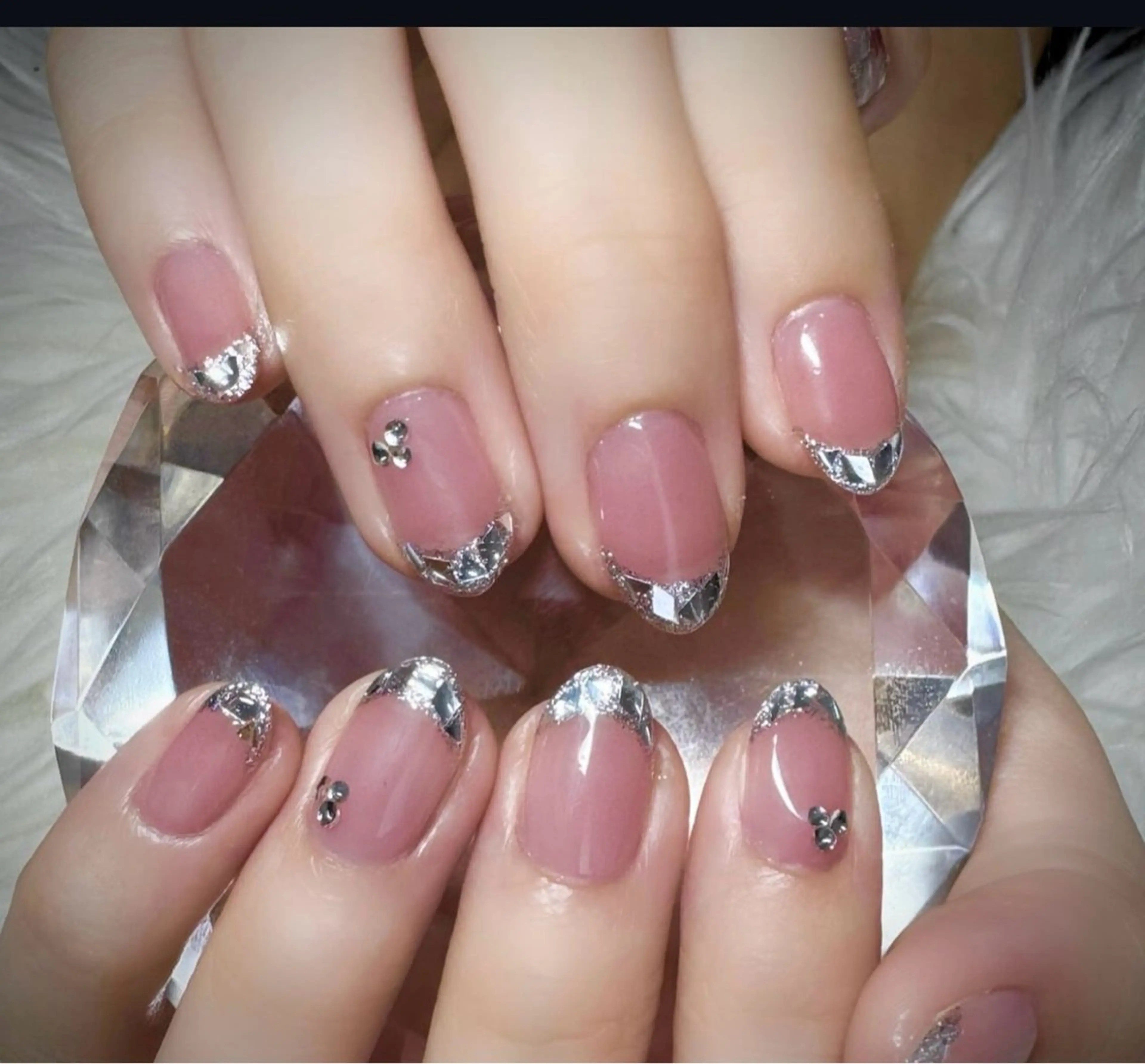 ネイル 韓国ネイル 持ち込み ニュアンスネイル ネイルチップ ハンドネイル TABI ANA.CHUOのネイルデザイン