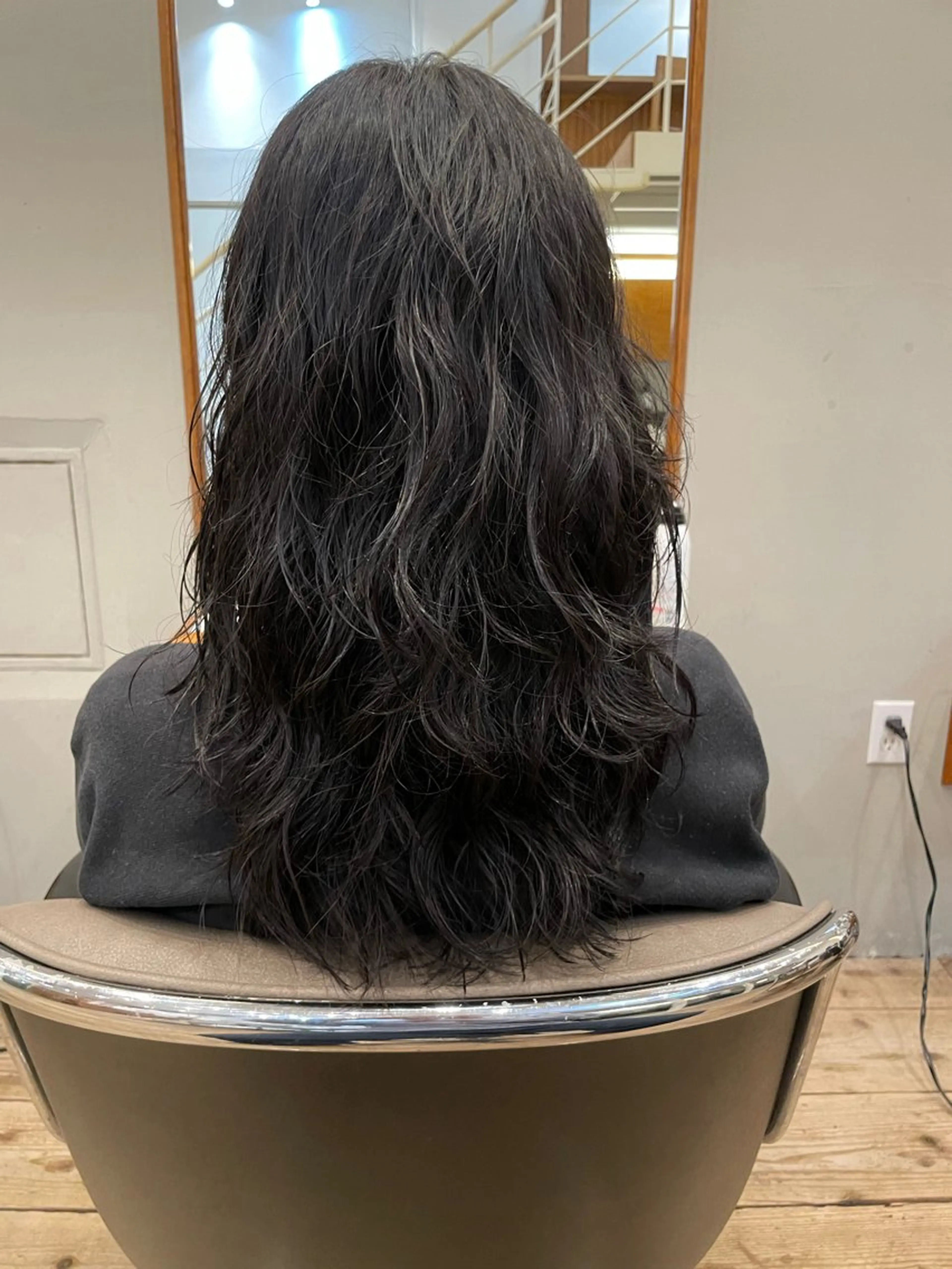 ロング カット パーマ トリートメント 🍁ロングパーマ.ニ ュアンス🍁陸来のヘアスタイル