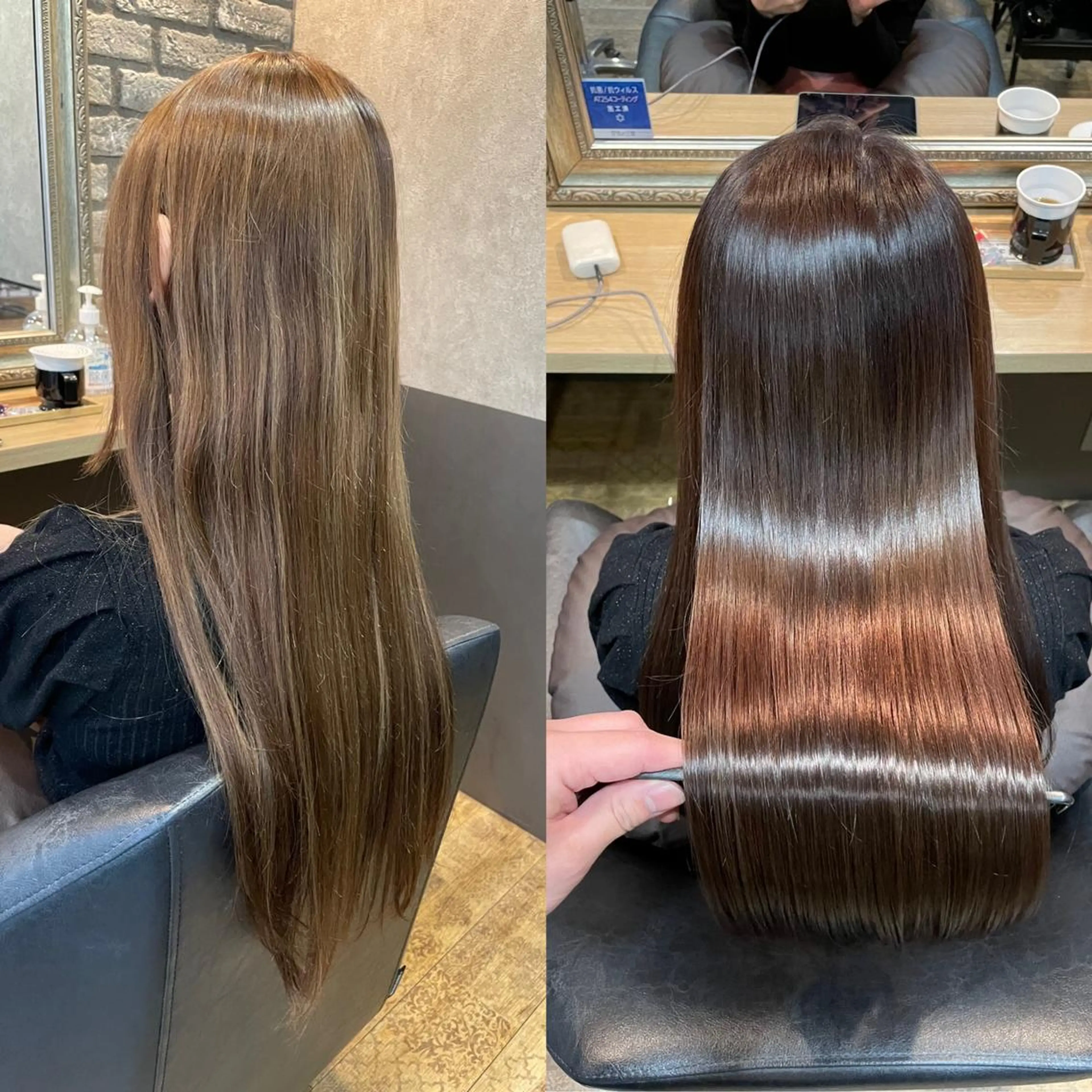 【✨人気No.3✨】髪質改善☆超高濃度W水素カラー＋カット＋プチスパ5分の写真