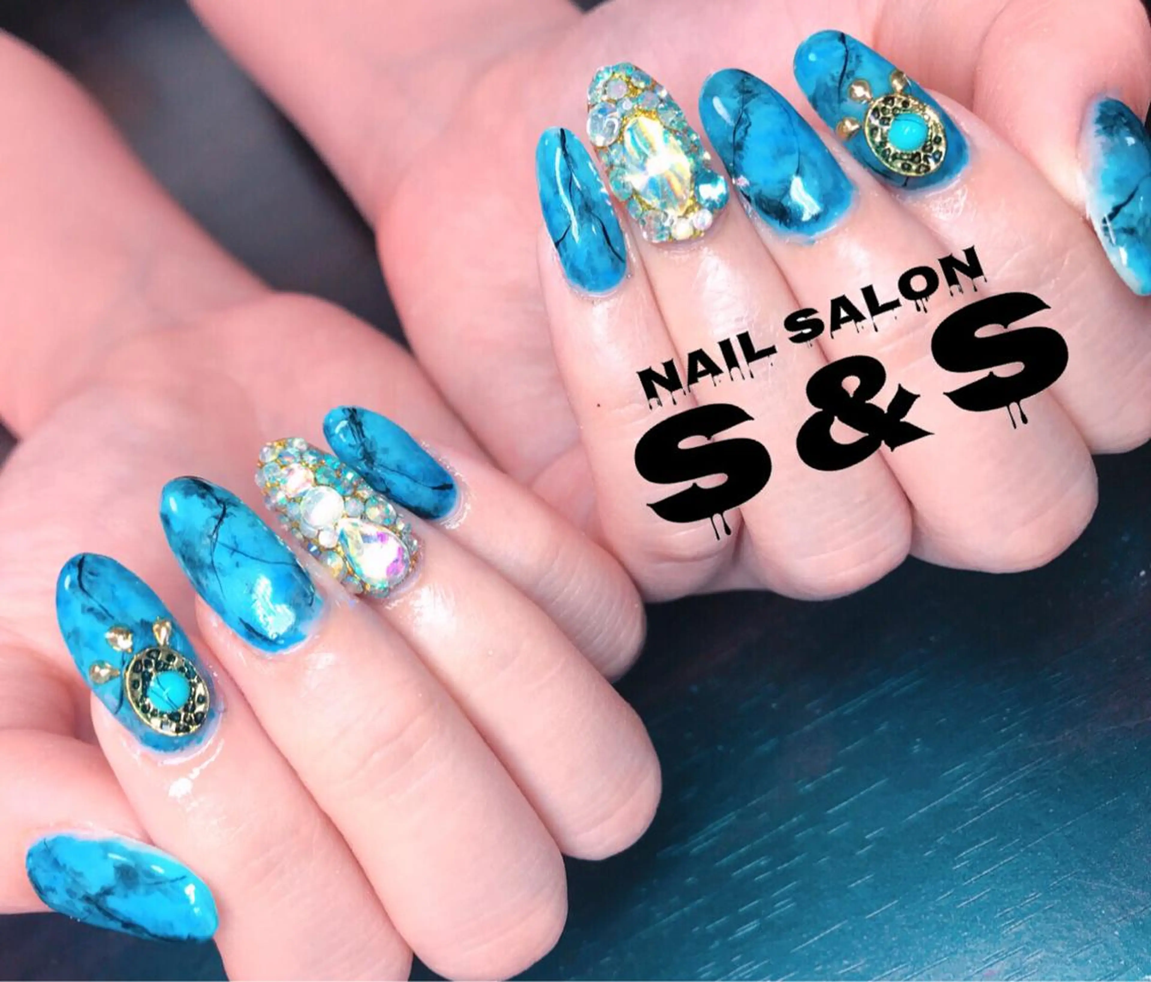 ネイル 長さ出し メンズネイル 持ち込み スカルプネイル ネイルチップ S&S 村田小百合のネイルデザイン